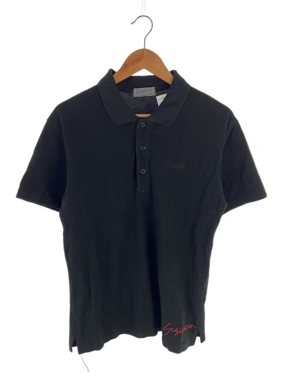 Yohji Yamamoto Pour Homme Embroidered Logo Polo Shirt Size US L / EU 52-54 / 3 - 1 Thumbnail