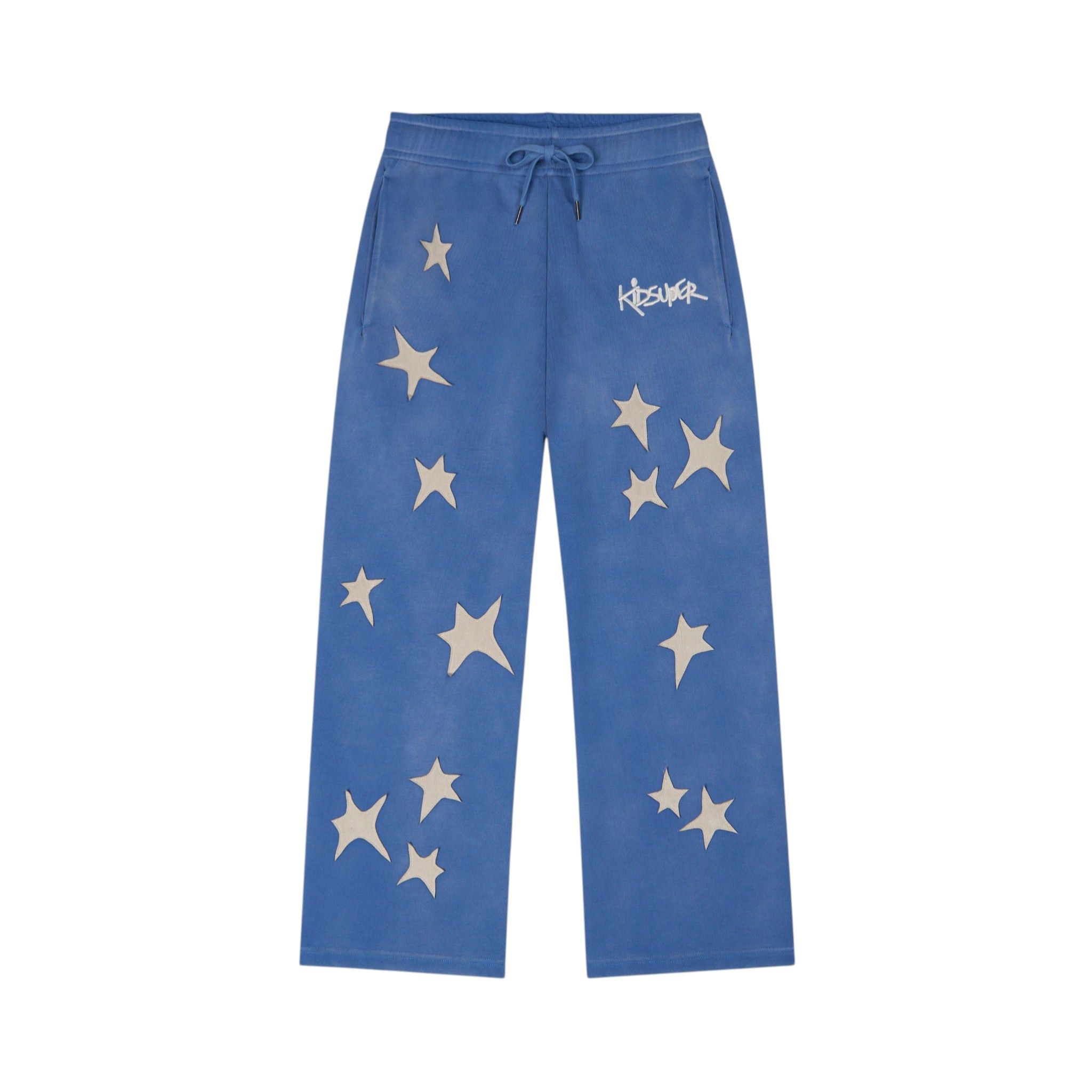 KidSuper KidSuper Studios Stars Patchwork Sweatpants Size US 32 / EU 48 - 1 Thumbnail