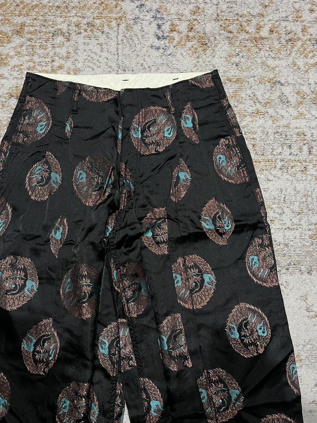 Comme des Garcons Homme Plus FW11 Comme Des Garcons Homme Plus Dragon Embroidered Pants Size US 31 - 5 Thumbnail