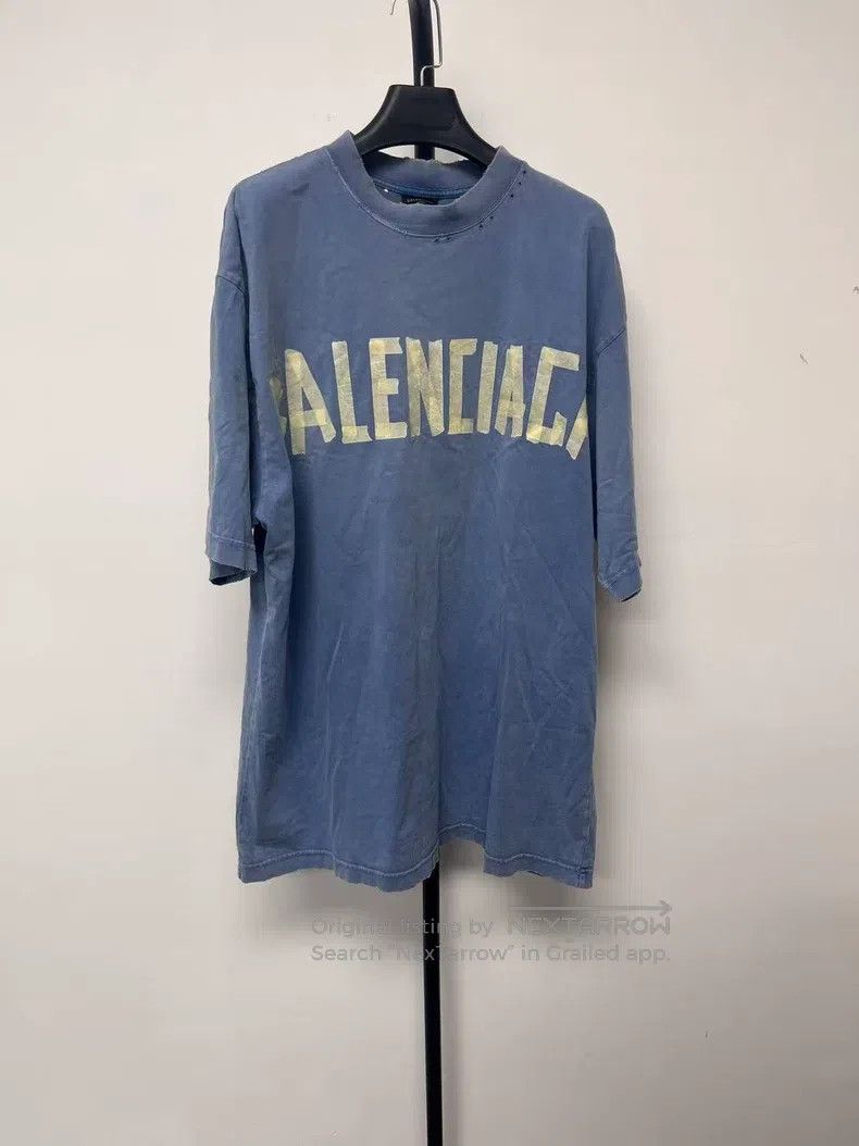 Balenciaga Balenciaga Alphabet Printed Pattern Round Neck Pullover Sh Size US S / EU 44-46 / 1 - 1 Thumbnail