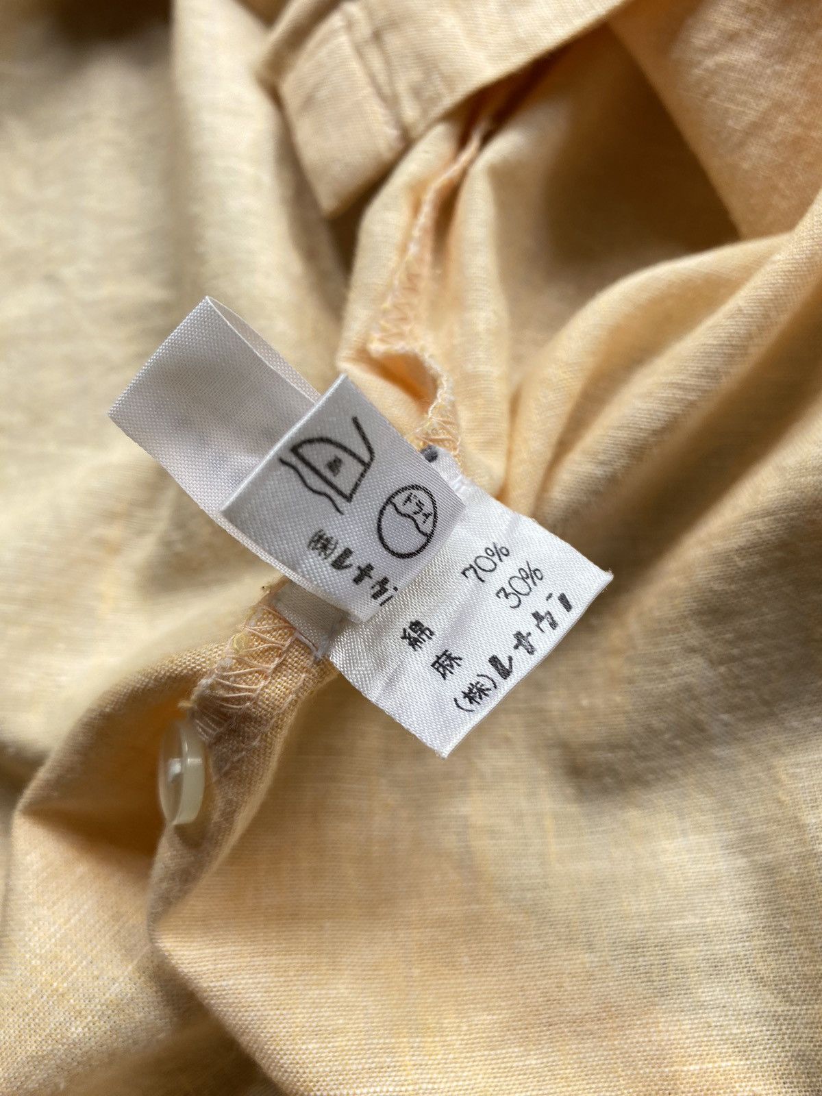 Designer NORMA KAMALI Vintage Peach Button-Up Shirt Size US XL / EU 56 / 4 - 6 Thumbnail