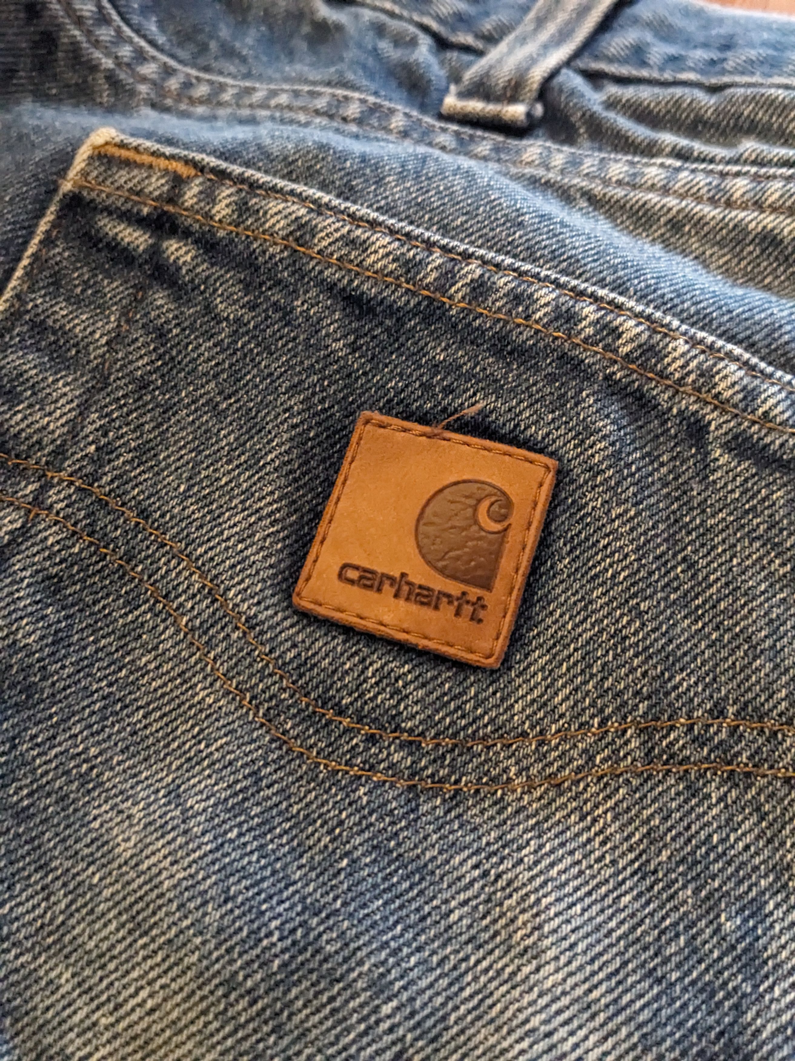 Carhartt × Vintage Vintage Y2K Carhartt B460 DVB Traditional 38 x 32 Jeans Size US 38 / EU 54 - 2 Thumbnail