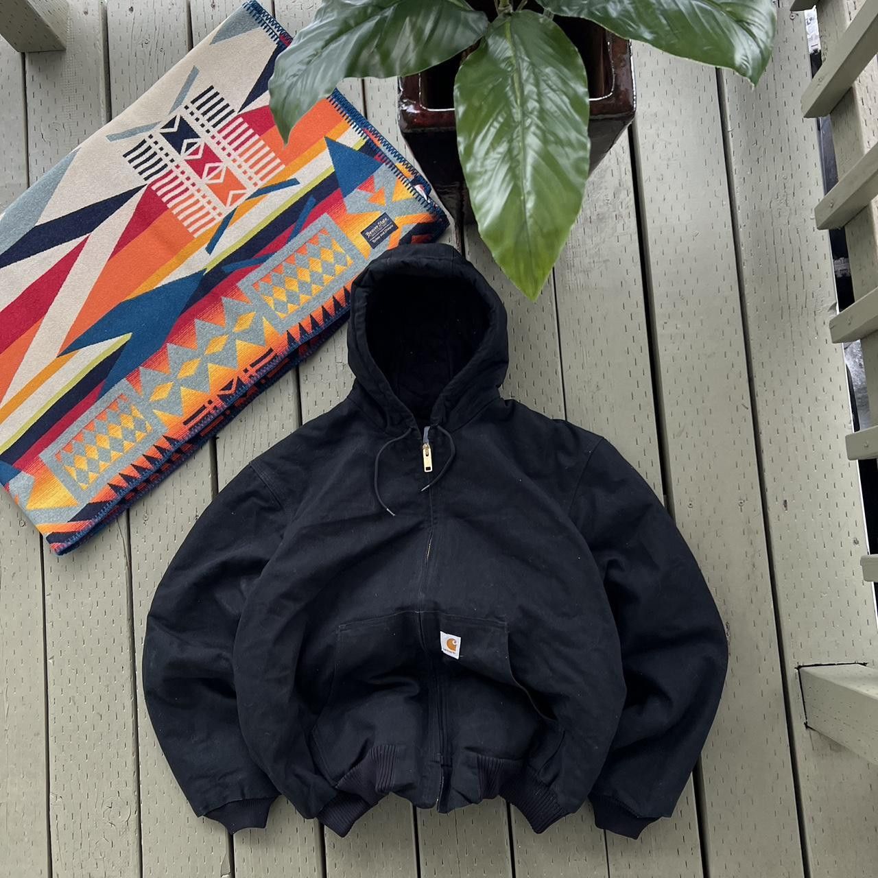 Carhartt × Vintage Vintage Carhartt Hooded Jacket Size US XL / EU 56 / 4 - 2 Thumbnail