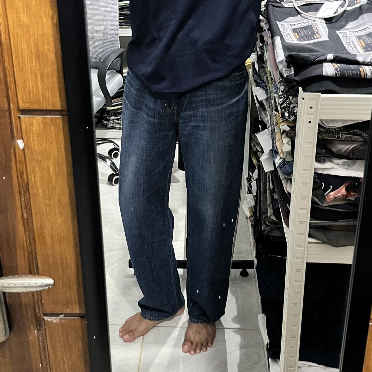 Hysteric Glamour Hysteric Glamour Kinky Denim Line Accent Pant Size US 28 / EU 44 - 18 Thumbnail