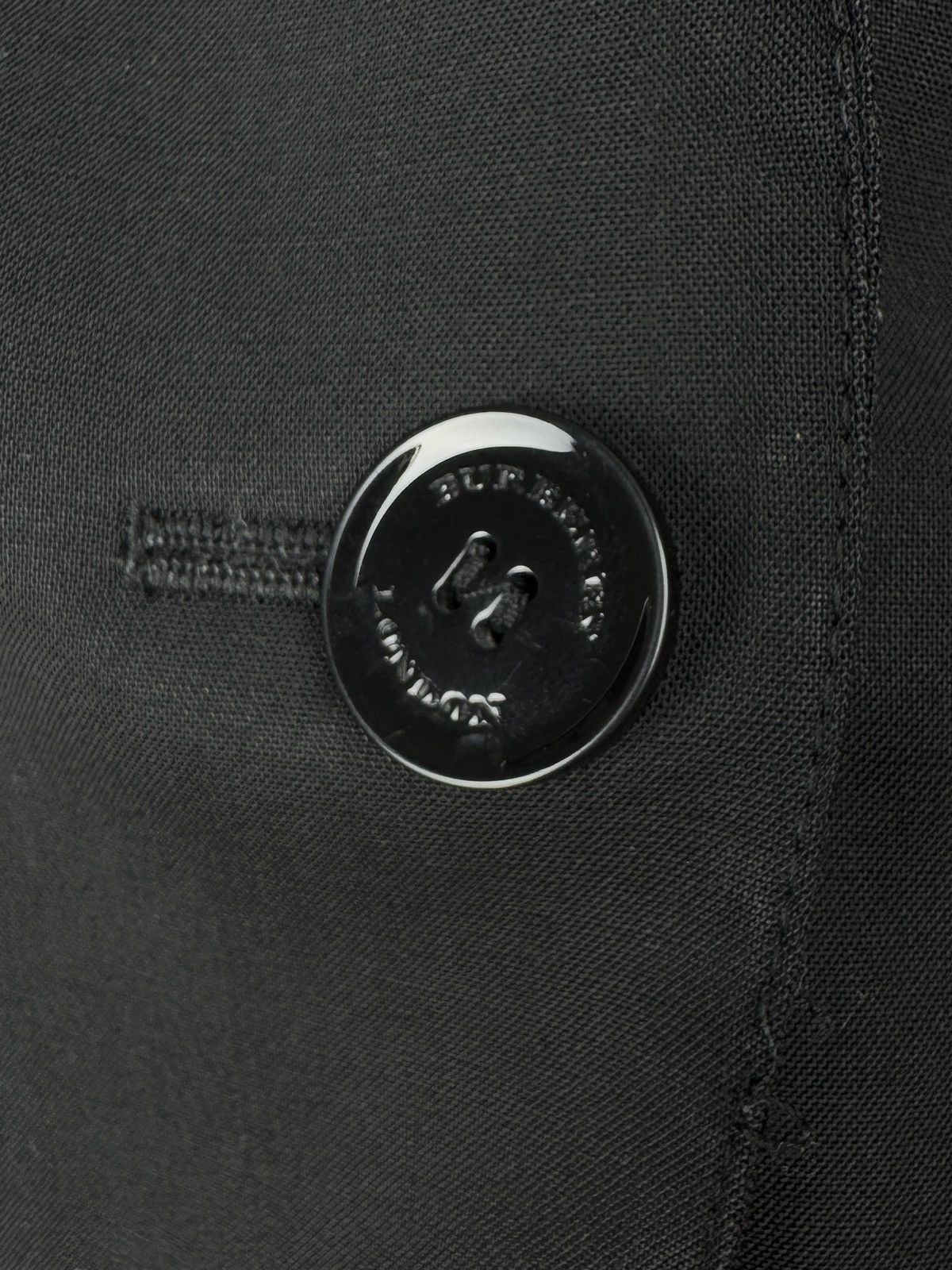 Burberry Burberry London Black Wool Single Breasted Blazer Size S / US 4 / IT 40 - 7 Thumbnail