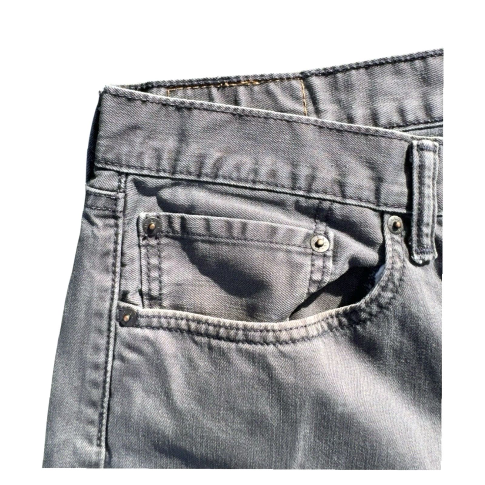 Levi's VINTAGE Levi's 505 Jeans Gray Size 36x32 Regular Straight Men Size US 36 / EU 52 - 4 Thumbnail