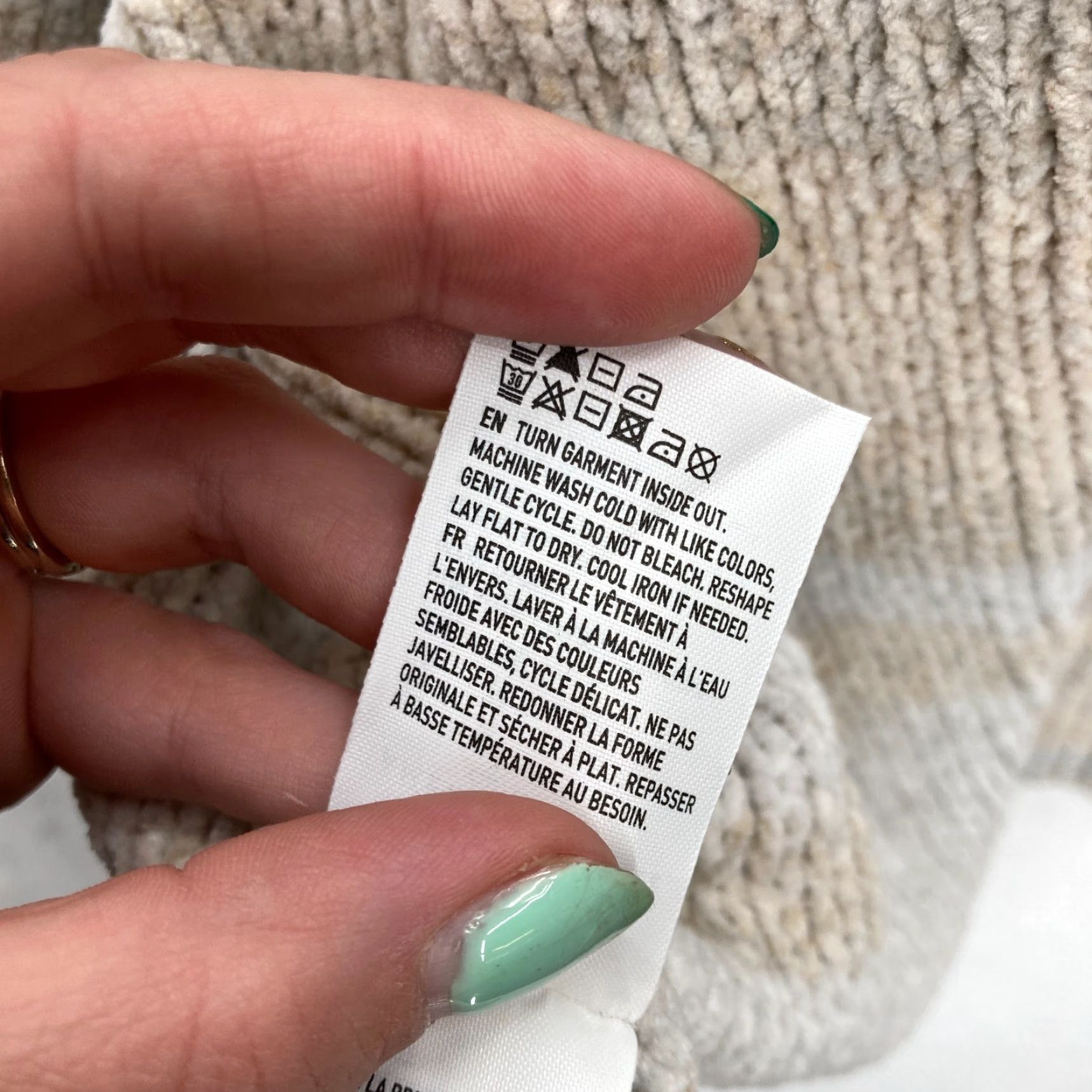 American Eagle Outfitters American Eagle Outfitters Cardigan Women’s Striped Knit Open Front M Gray Beige Sweater Size M / US 6-8 / IT 42-44 - 7 Thumbnail