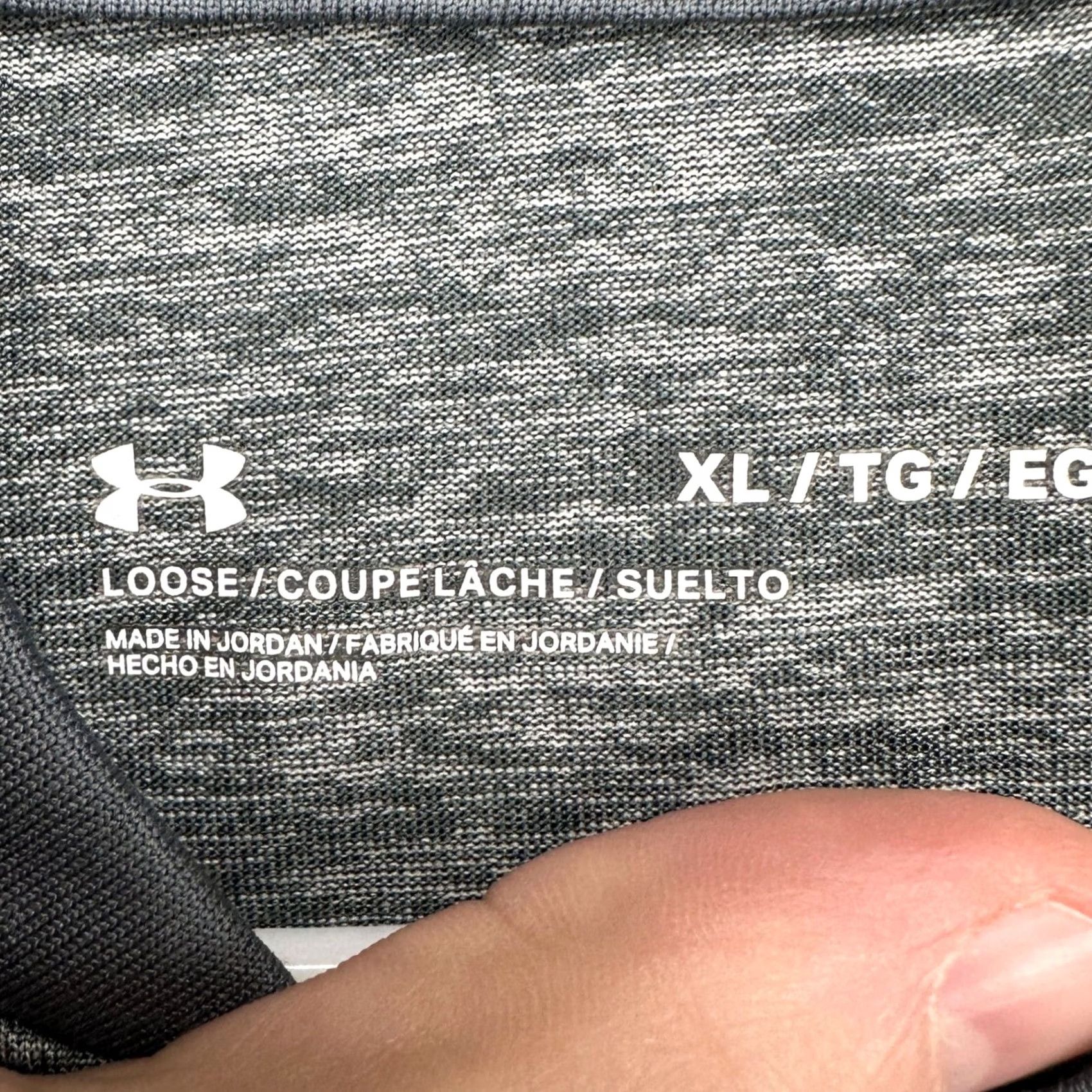 Under Armour Under Armour Pullover Shirt XL Men Grey Colorblock Blade Collar Activewear Shirt Sportswear Long Sleeve Zip Size US XL / EU 56 / 4 - 4 Thumbnail