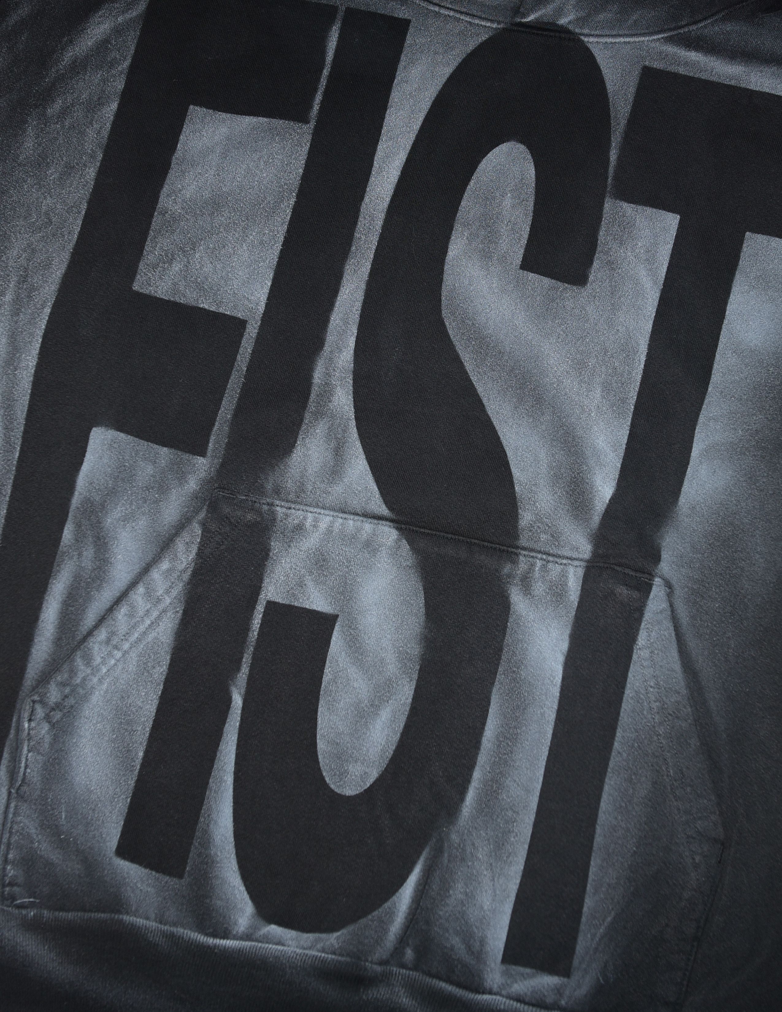 Band Tees × Los Angeles Apparel Nine Inch Nails FIST FUCK 1/1 Hoodie Size US XXL / EU 58 / 5 - 4 Thumbnail