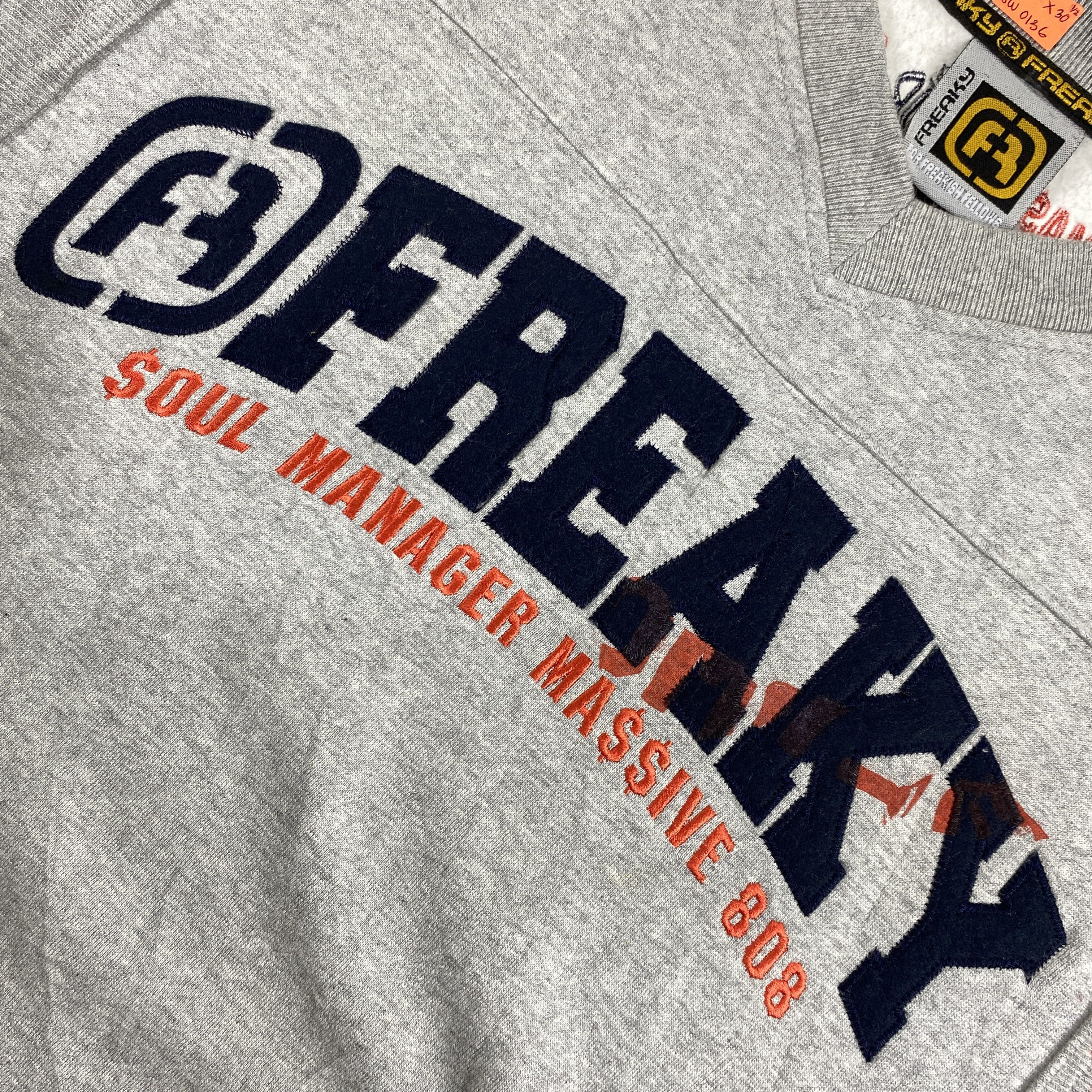 Japanese Brand Vintage Freaky Sweatshirt Sleeveless - SW0136 Size US L / EU 52-54 / 3 - 11 Thumbnail