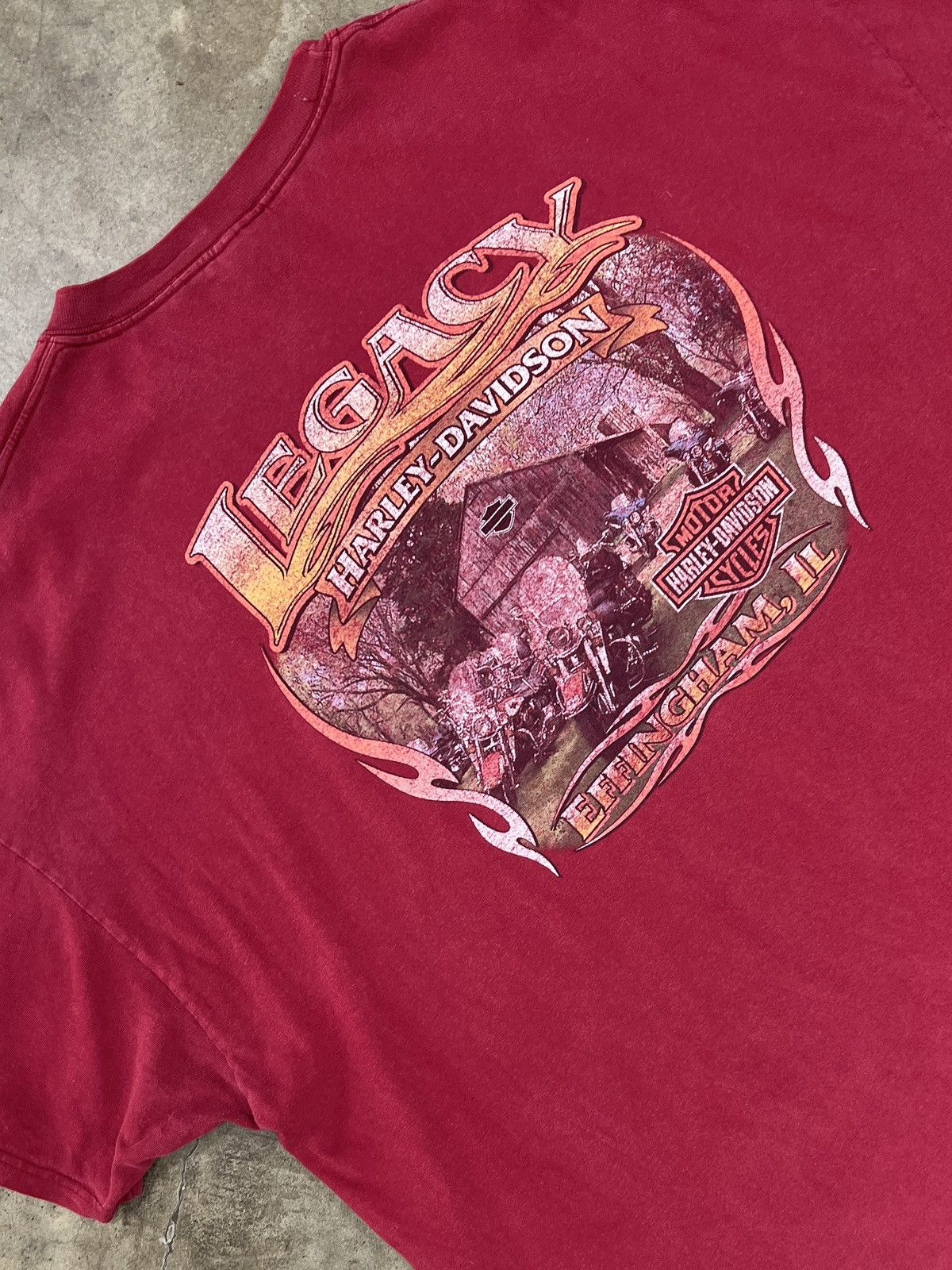 Harley Davidson Vintage 2006 Harley Davidson Legacy Motorcycle Tee XXXL Size US XXL / EU 58 / 5 - 1 Thumbnail