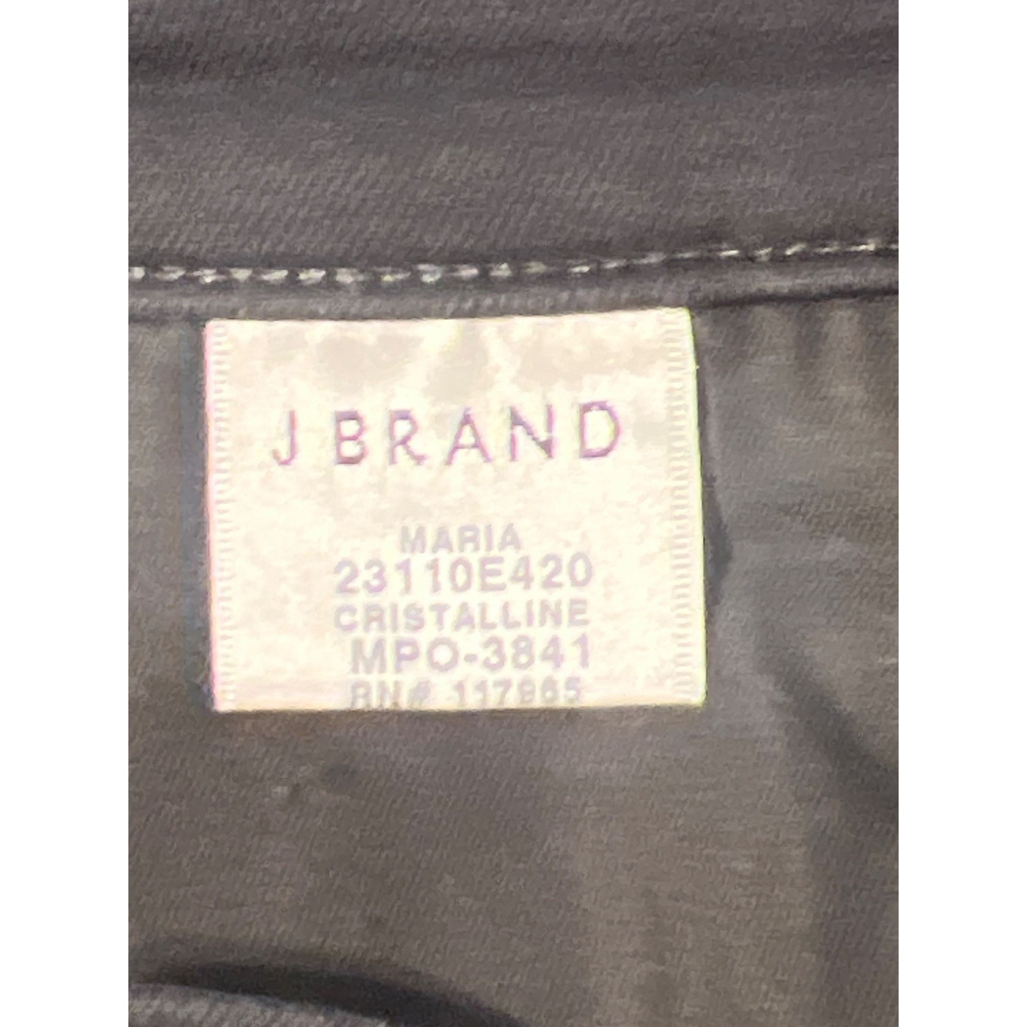 J Brand J Brand Womens Maria Skinny Jeans Black Cristalline Denim Si Size 26" / US 2 / IT 38 - 5 Thumbnail