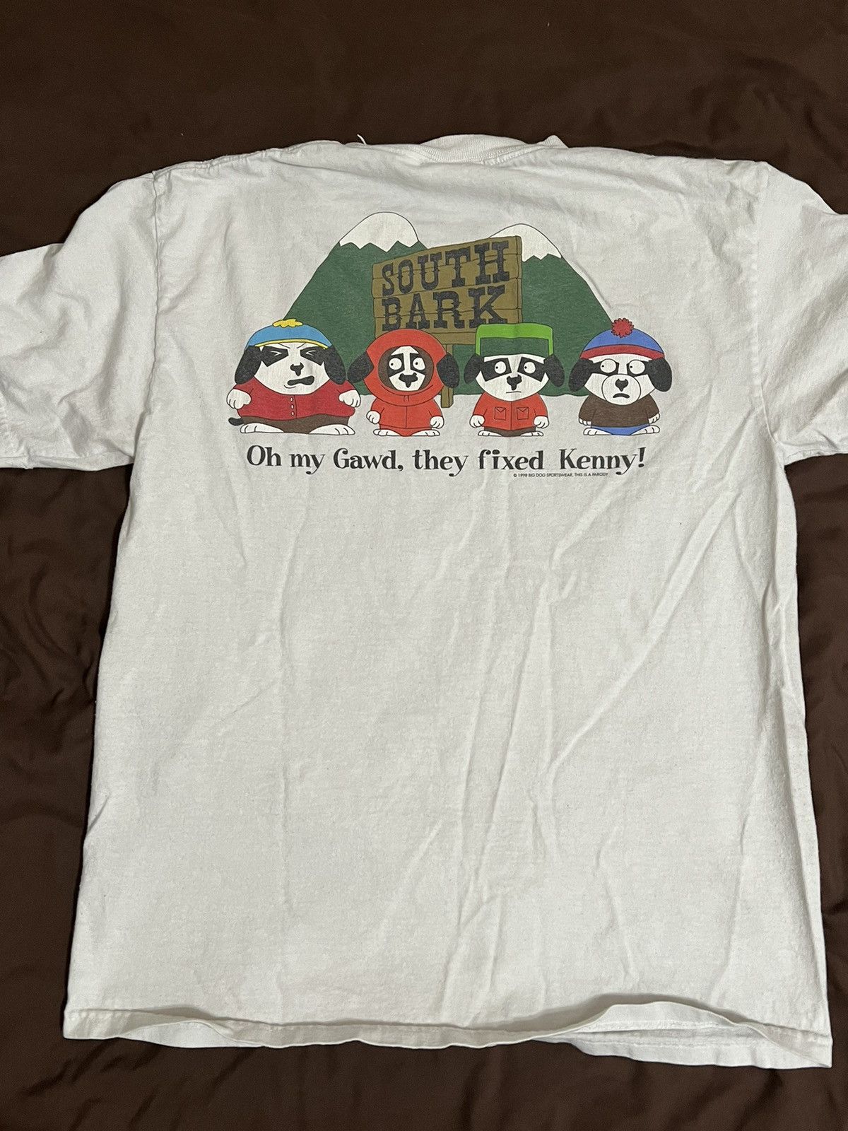 Vintage South Park Big Dogs Tshirt (1998) Size US S / EU 44-46 / 1 - 2 Thumbnail
