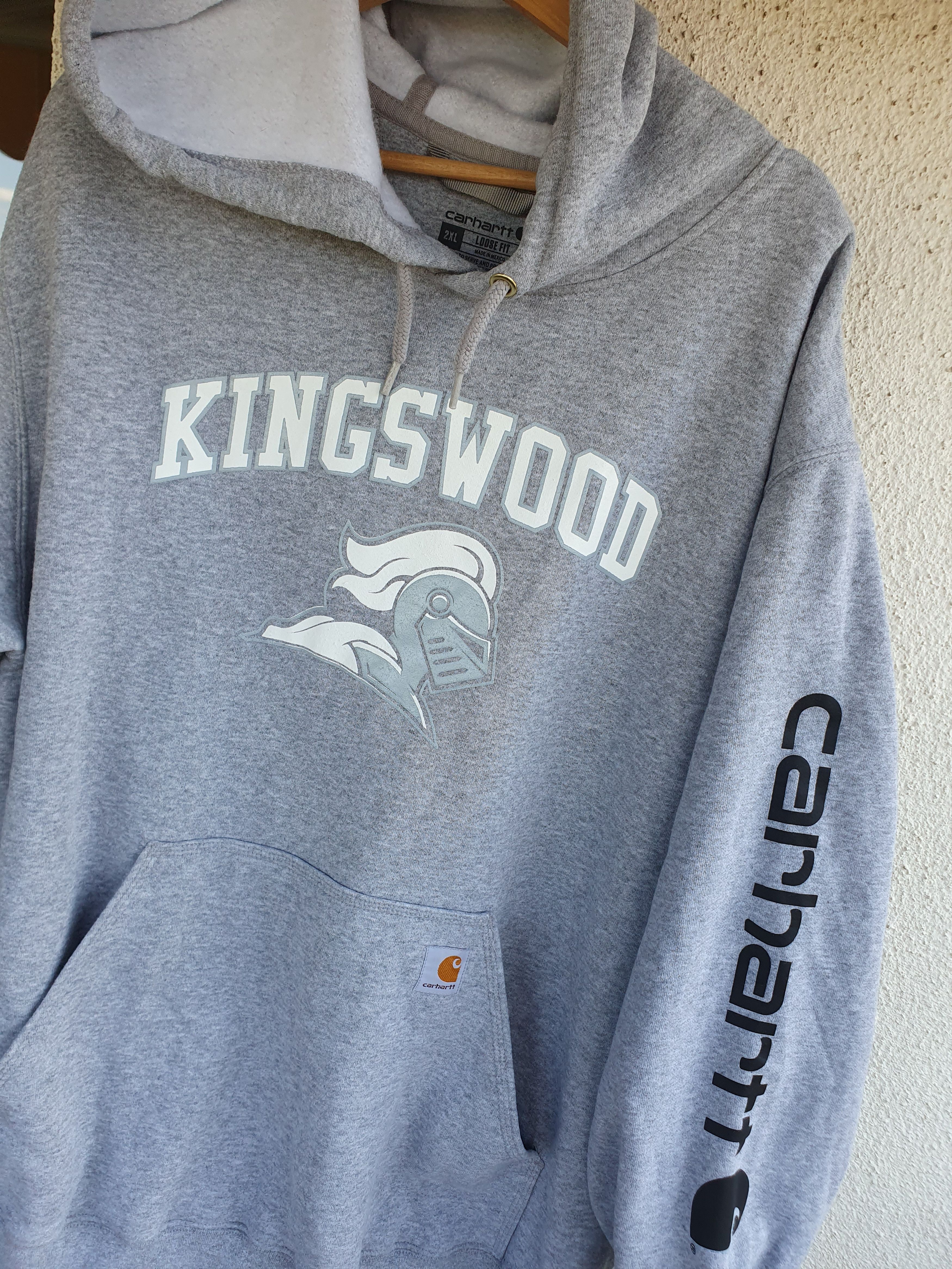 Carhartt Carhartt Hoodie Loose Fit K288 E20 Kingswood Sleeve Logo 2XL Size US XXL / EU 58 / 5 - 8 Thumbnail