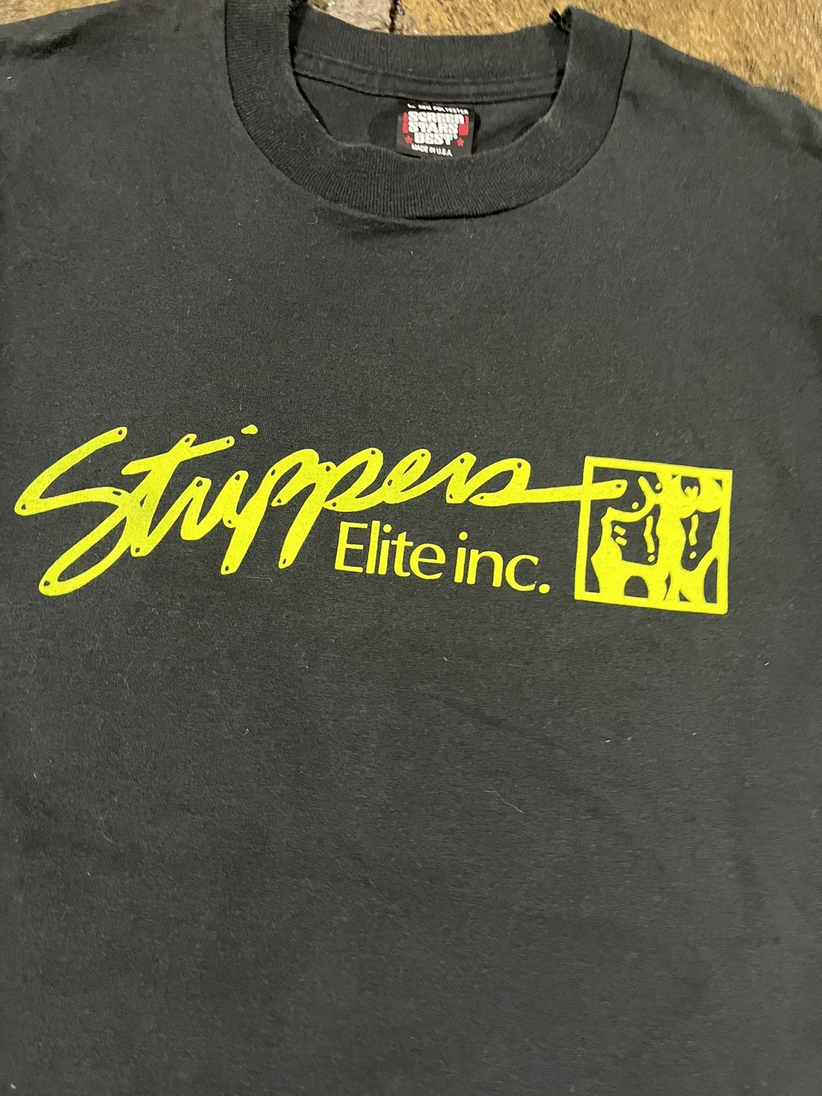 Vintage Vintage 90s Strippers Elite Tee Sex Pornstar Strip Club Size US M / EU 48-50 / 2 - 3 Thumbnail