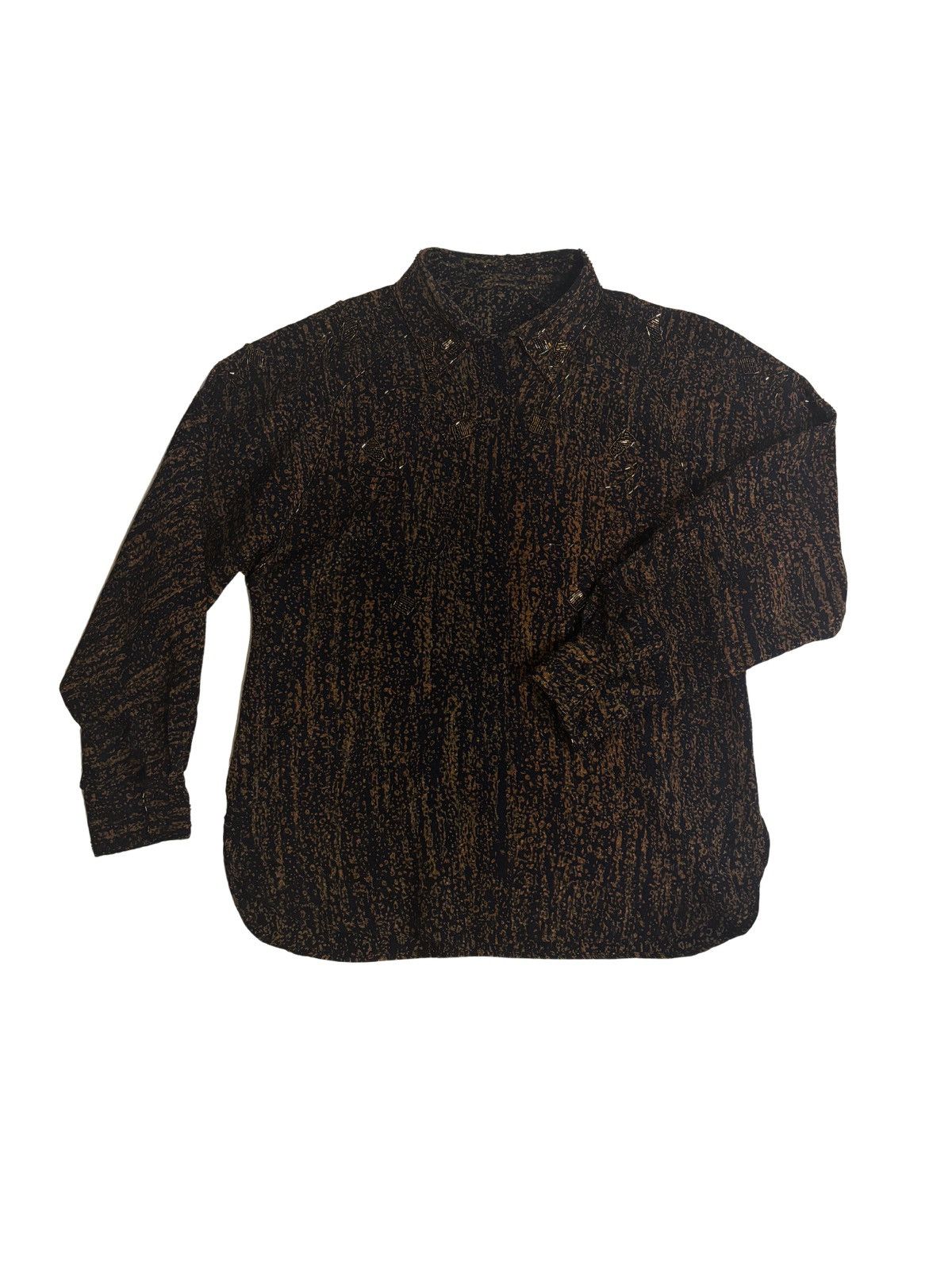 Other Women’s brown Blouse with beads.wt1998 Size S / US 4 / IT 40 - 10 Thumbnail
