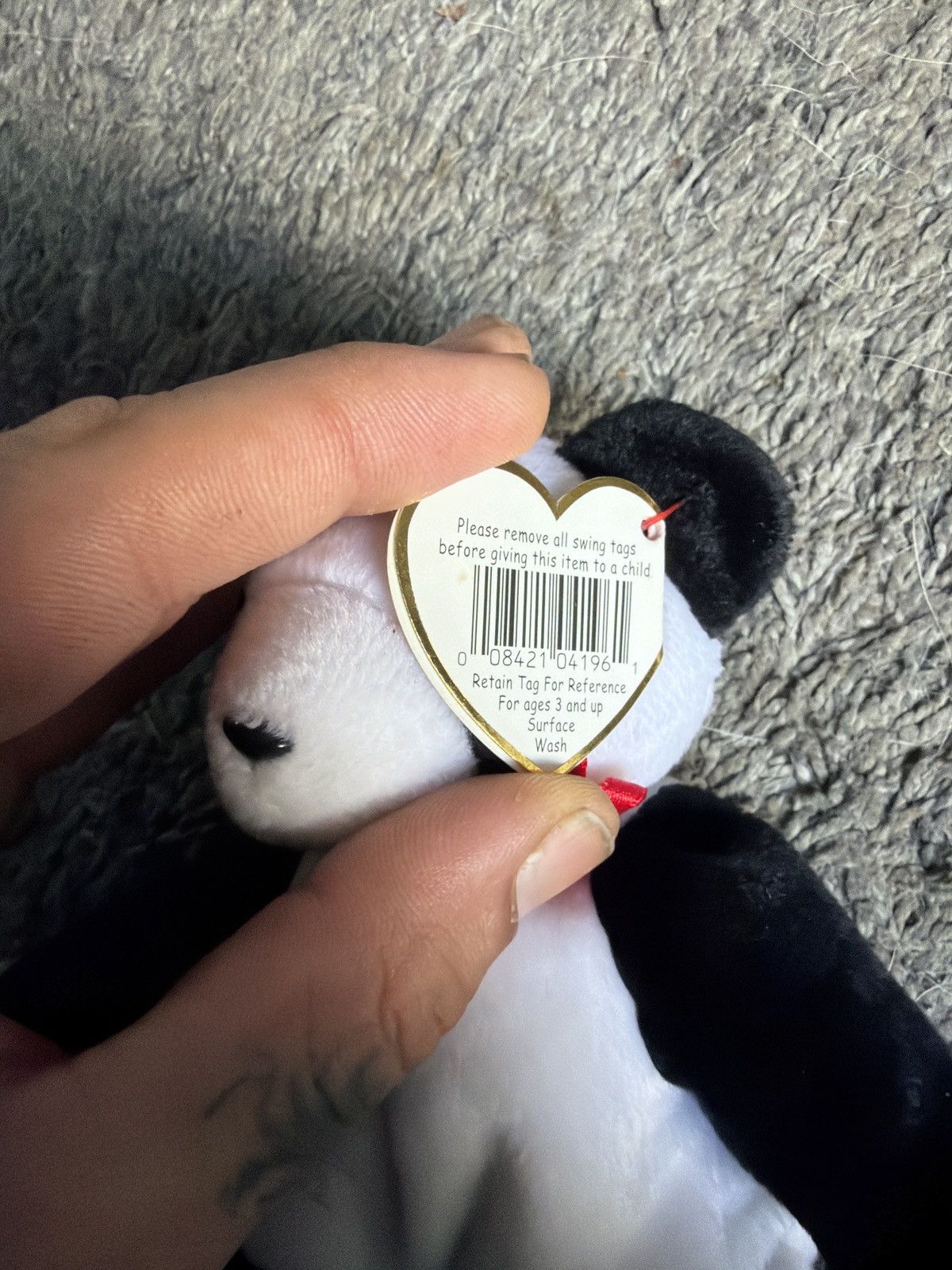 Vintage 1998 Ty Fortune Beanie Baby Size ONE SIZE - 5 Thumbnail