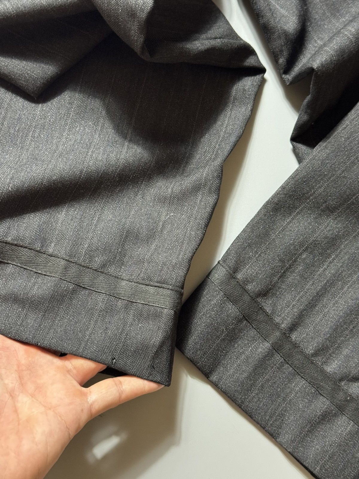 Prada Prada - Vintage 2002 Striped trouser pants Size US 33 - 24 Thumbnail