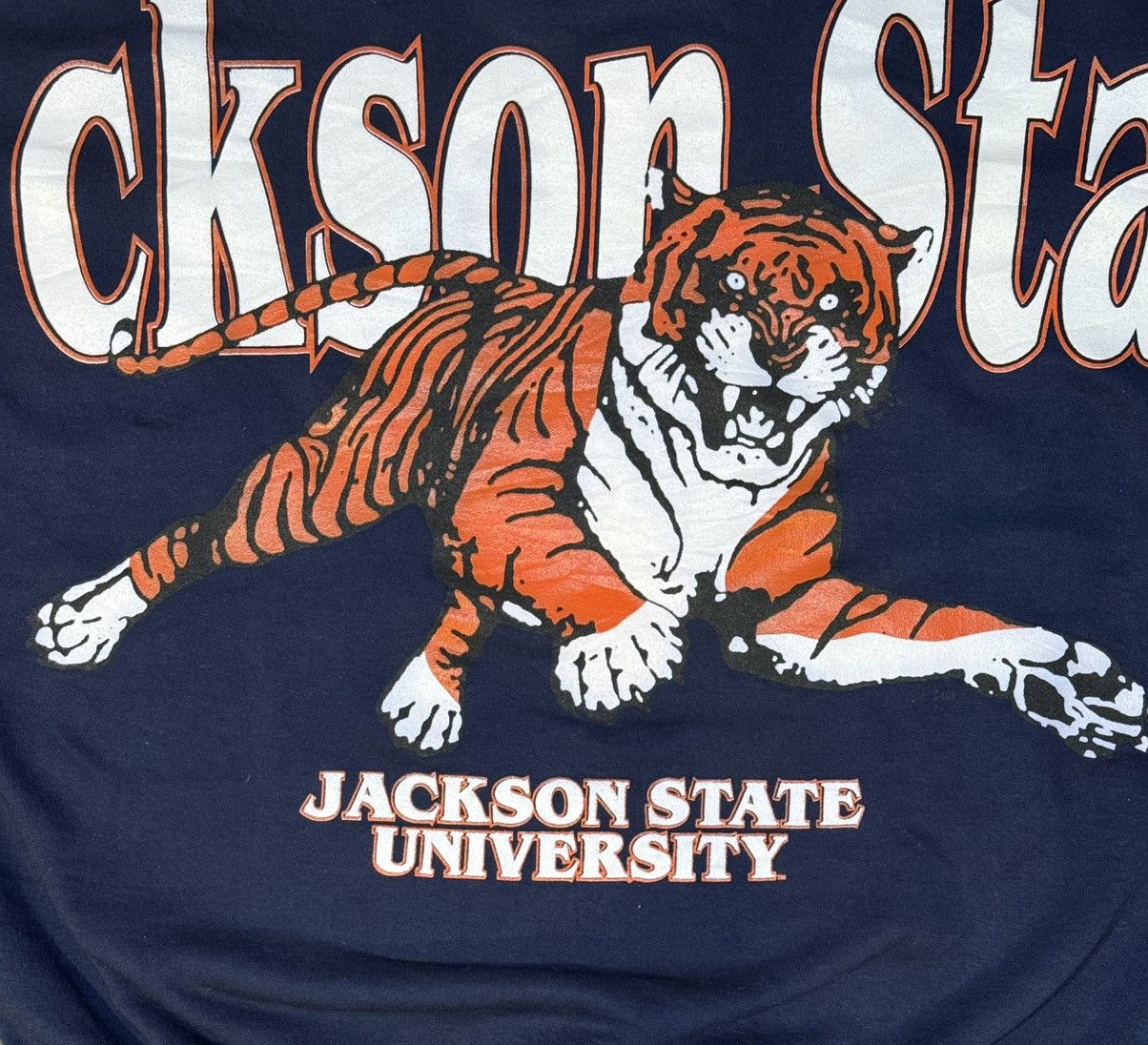Vintage 90’s Jackson State University (HBCU) Spellout Crewneck Size US XXL / EU 58 / 5 - 2 Thumbnail