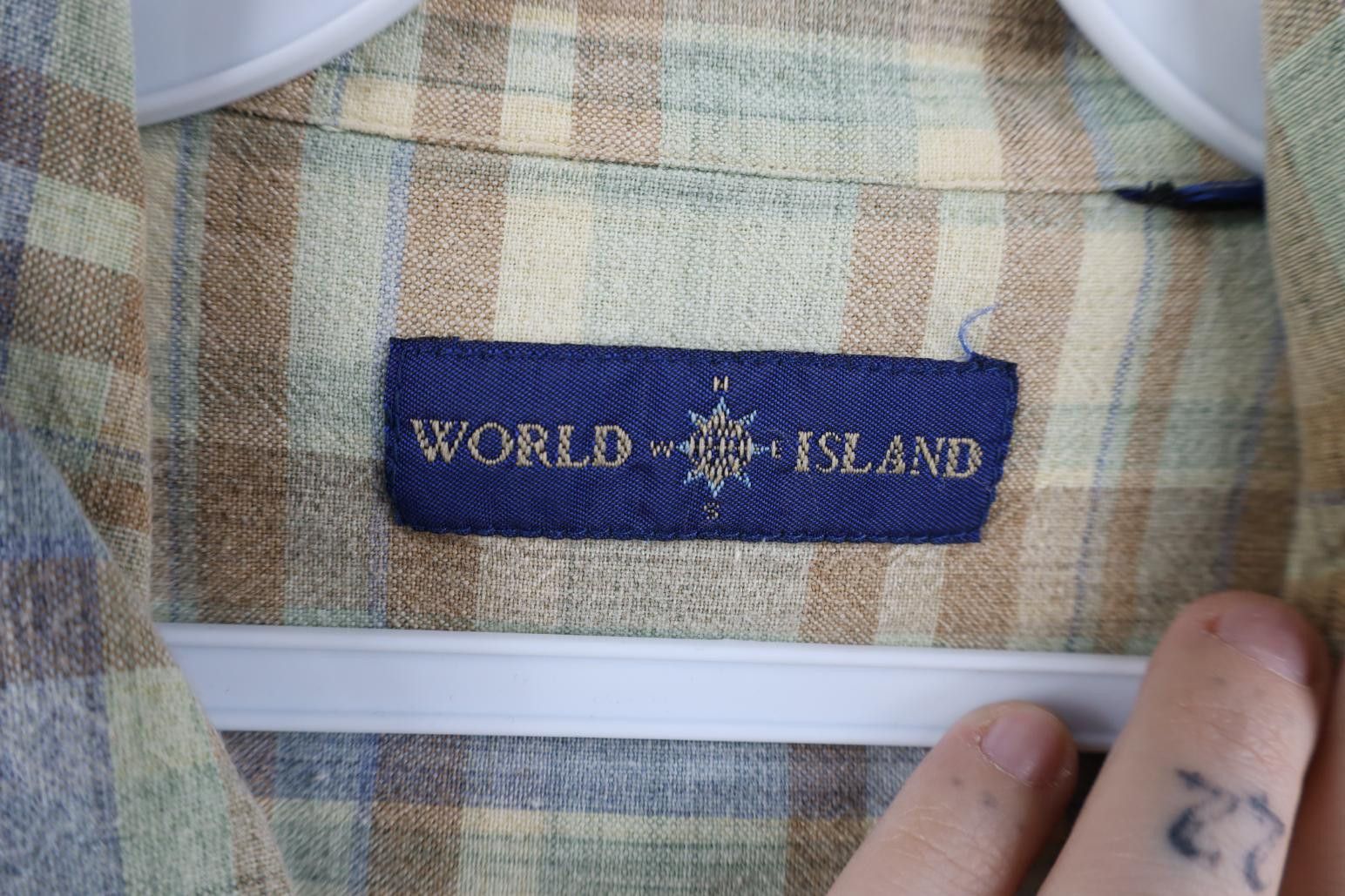 Vintage Vintage 90s Streetwear Linen Blend Short Sleeve Button Shirt Size US XL / EU 56 / 4 - 4 Thumbnail