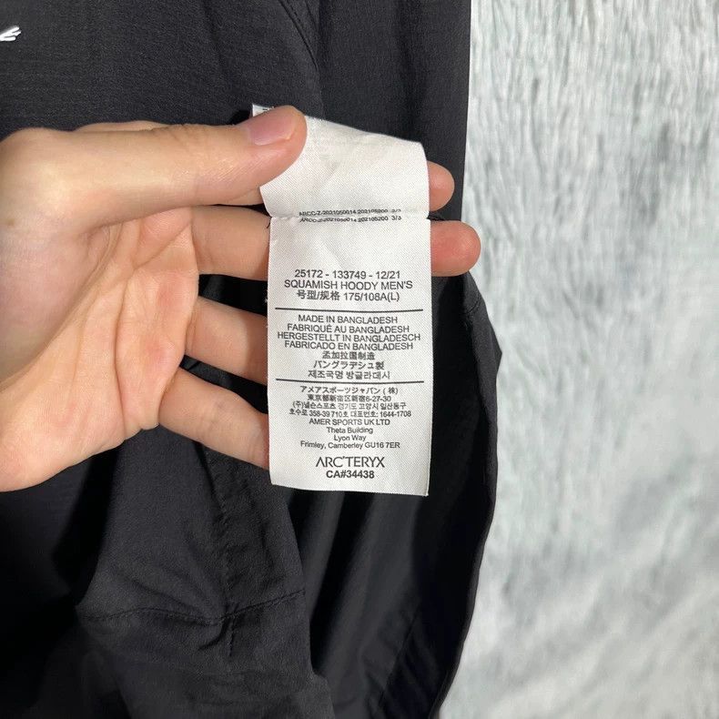 Arc'teryx Arcteryx Squamish Hoody Black Jacket Size US L / EU 52-54 / 3 - 5 Thumbnail