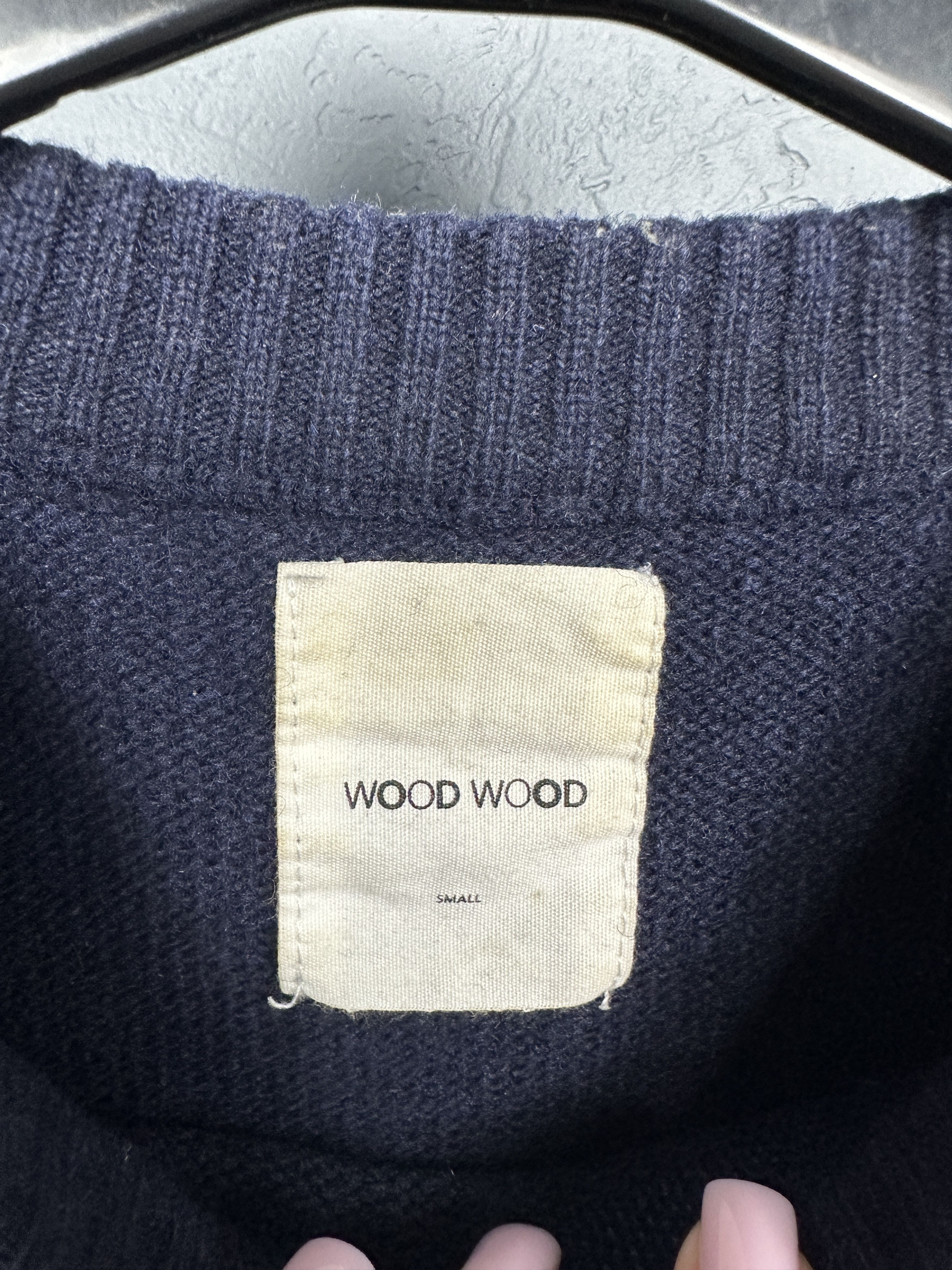 Wood Wood Wood Wood LAWN Mens Wool Knit Sweater Size US S / EU 44-46 / 1 - 3 Thumbnail