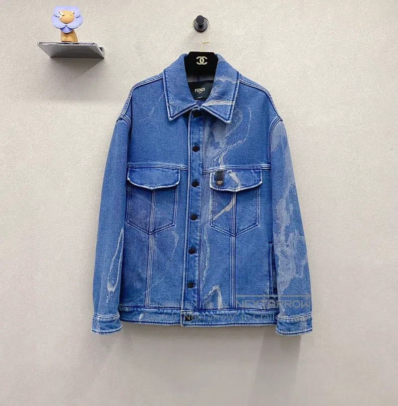 Fendi Fendi Blue Denim Set Size 46L - 2 Thumbnail
