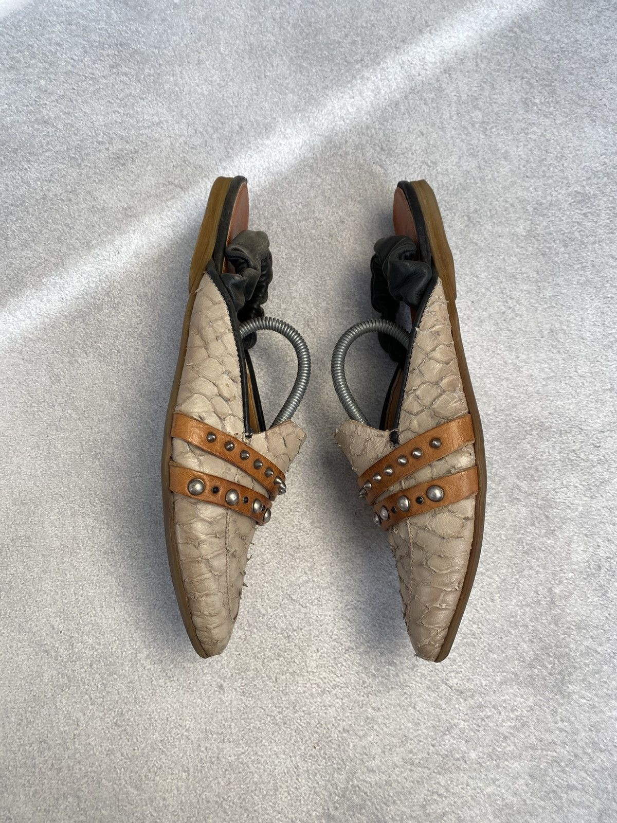 A.S.98 Vintage A.S.98 Airstap leather sandals flats mules slippers Size US 7.5 / IT 37.5 - 3 Thumbnail