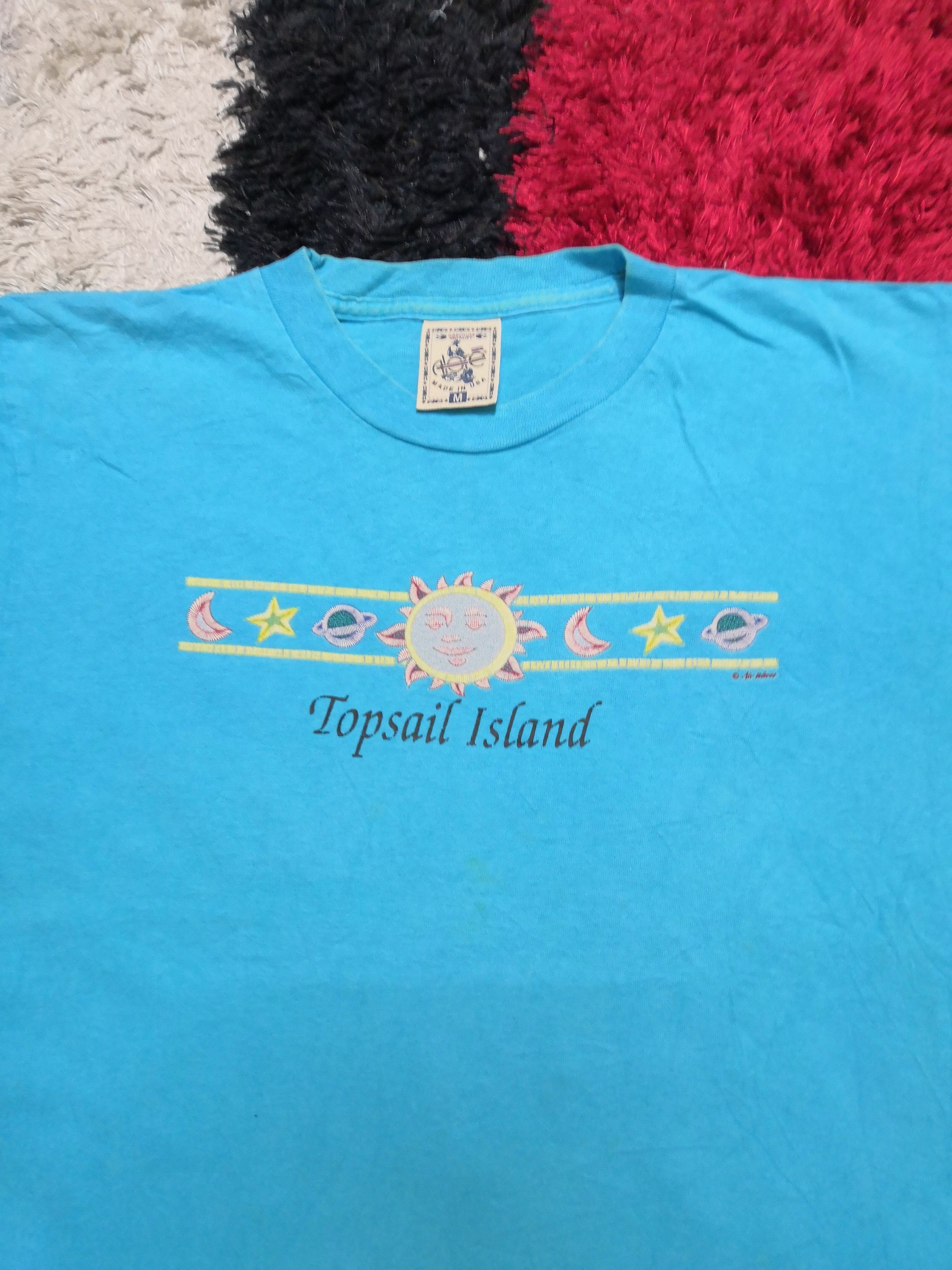 Vintage Vintage 90s Topsail Island Hawaii T-shirt Crewneck Tees Size US M / EU 48-50 / 2 - 2 Thumbnail