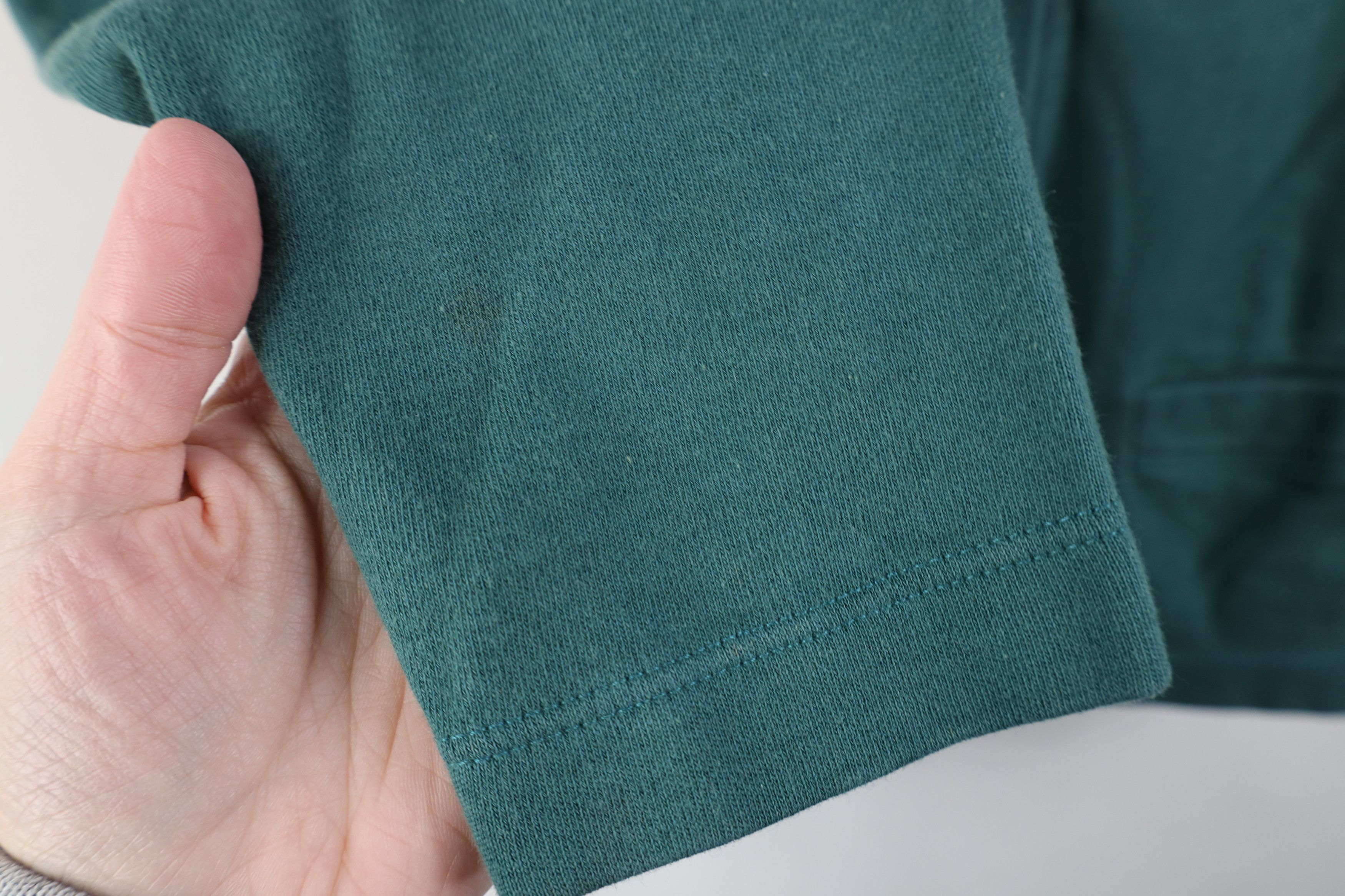 L.L. Bean Vintage 90s LL Bean Blank Cotton Cardigan Sweater Green USA Size M / US 6-8 / IT 42-44 - 9 Thumbnail