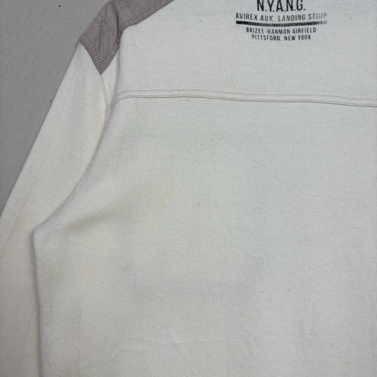 Avirex Avirex NYANG Waffle Knit Thermal Long Sleeve Shirt Black XL Size US XL / EU 56 / 4 - 8 Thumbnail