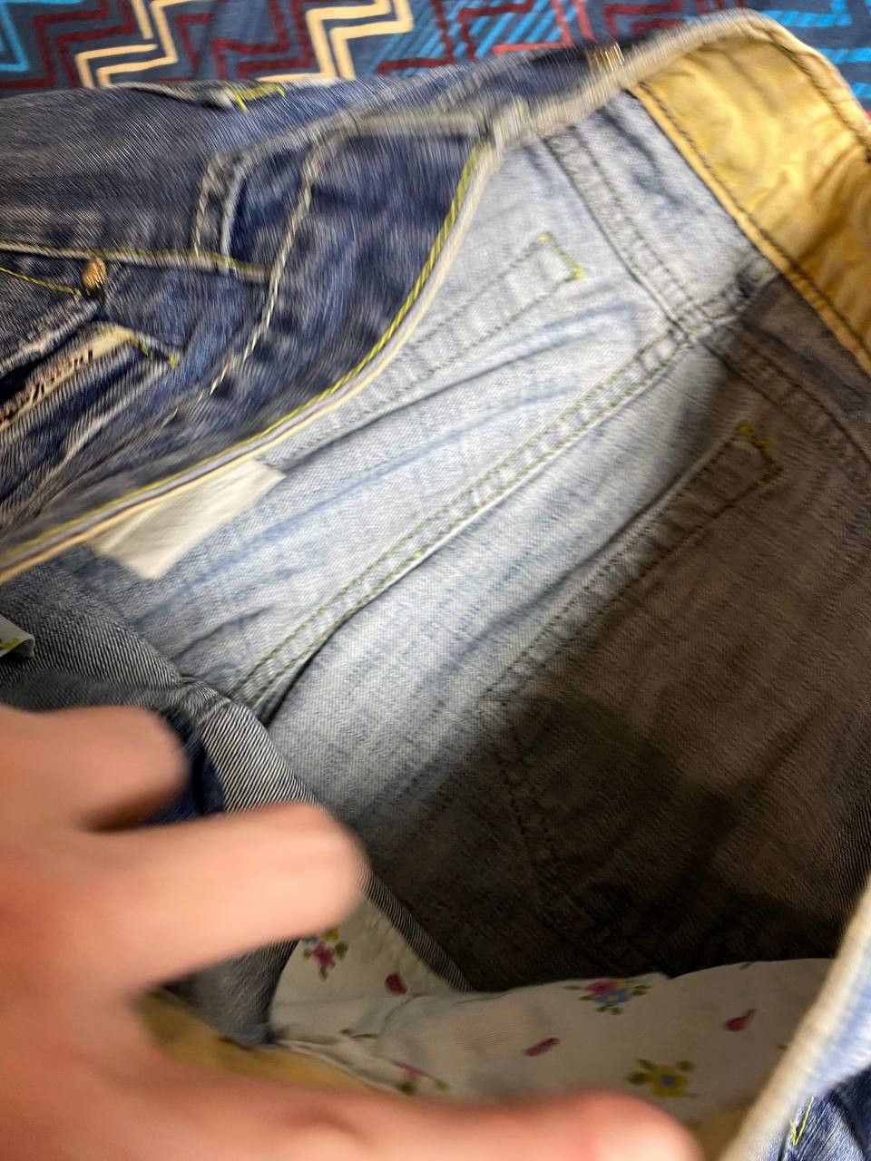 Diesel DIESEL jeans blue vintage crazy Y2K streetwear Size 31" - 15 Thumbnail