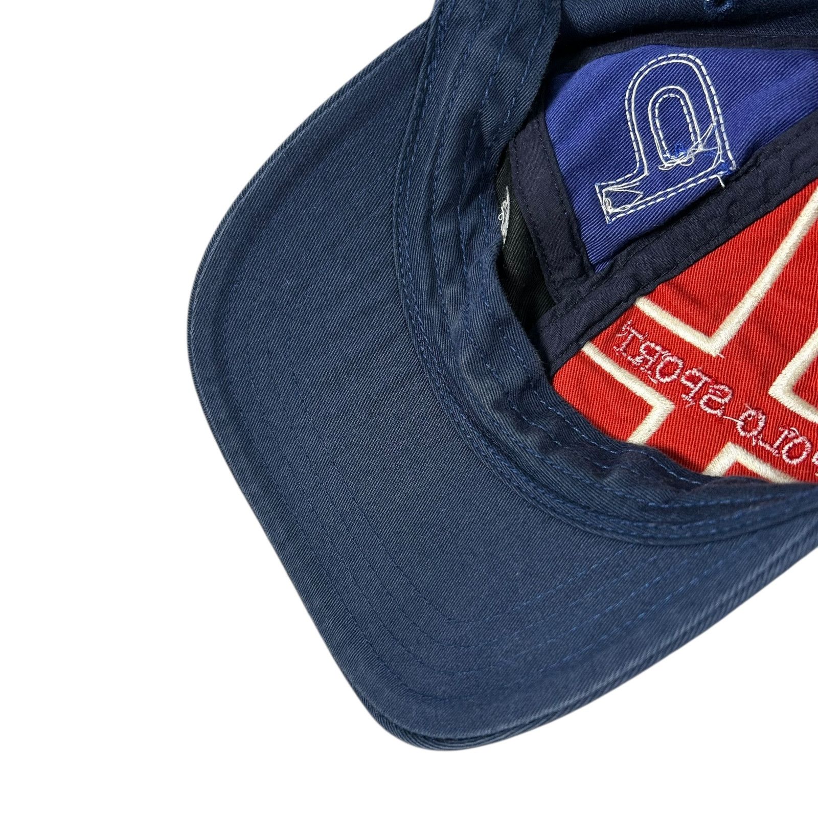 Polo Ralph Lauren RARE VTG 90s POLO PATCHWORK NORWAY FLAG 67 STRAPBACK HAT Size ONE SIZE - 5 Thumbnail