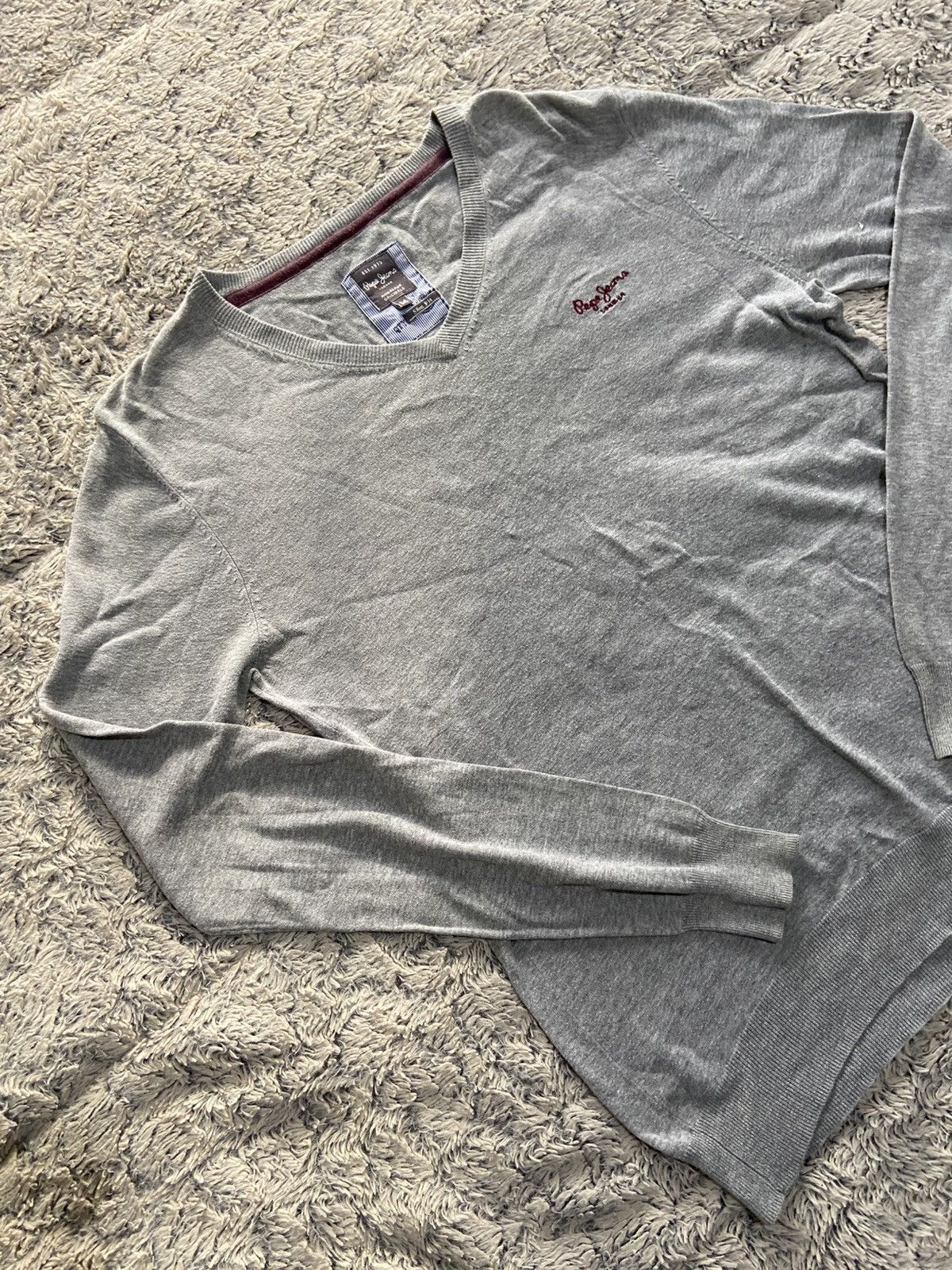 Pepe Jeans × Vintage Pepe Jeans London Slim Fit Sweater Size M Size US M / EU 48-50 / 2 - 6 Thumbnail