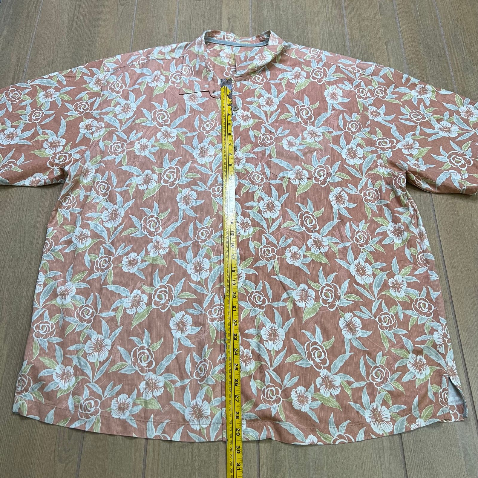 Tommy Bahama Tommy Bahama 100% Silk Hawaiian Shirt Mens XXL Floral Camp Size US XL / EU 56 / 4 - 6 Thumbnail