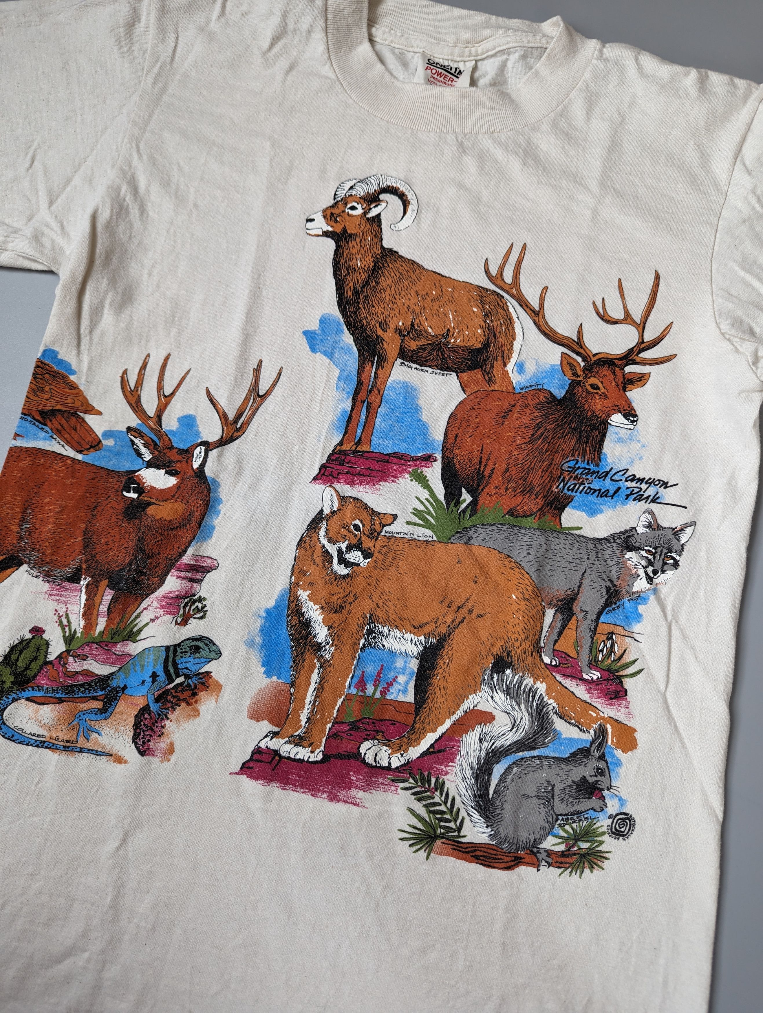 Vintage Grand Canyon National Park Animal Print Vintage T Shirt Size US M / EU 48-50 / 2 - 2 Thumbnail