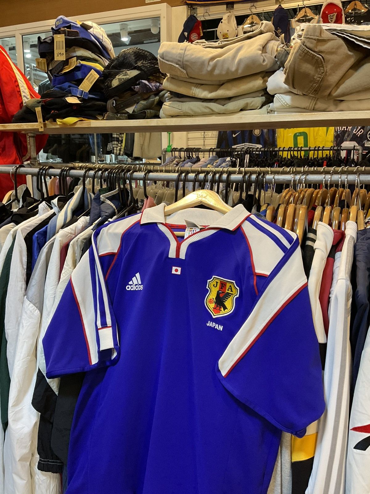 Adidas Vintage 2001 Japan Football Association Home Kit Size US M / EU 48-50 / 2 - 2 Thumbnail
