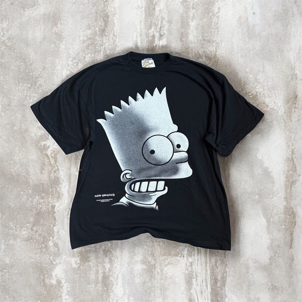 The Simpsons × Vintage Vintage The Simpsons tee Bart face black Size US XL / EU 56 / 4 - 1 Thumbnail