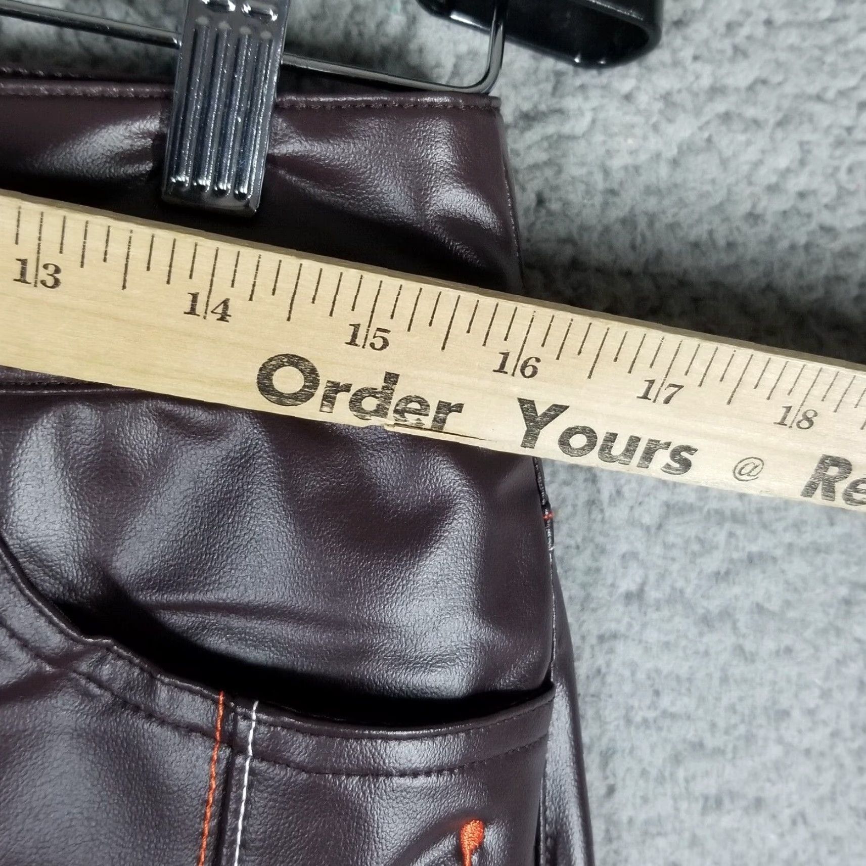 Nike Nike AIR JORDAN X MAISON CHATEAU ROUGE Brown Pants 32X28 Size 10 Unisex Adults Mens Womens Boys Girls 90s Leather Pants DJ9764-203 Size US 32 / EU 48 - 6 Thumbnail