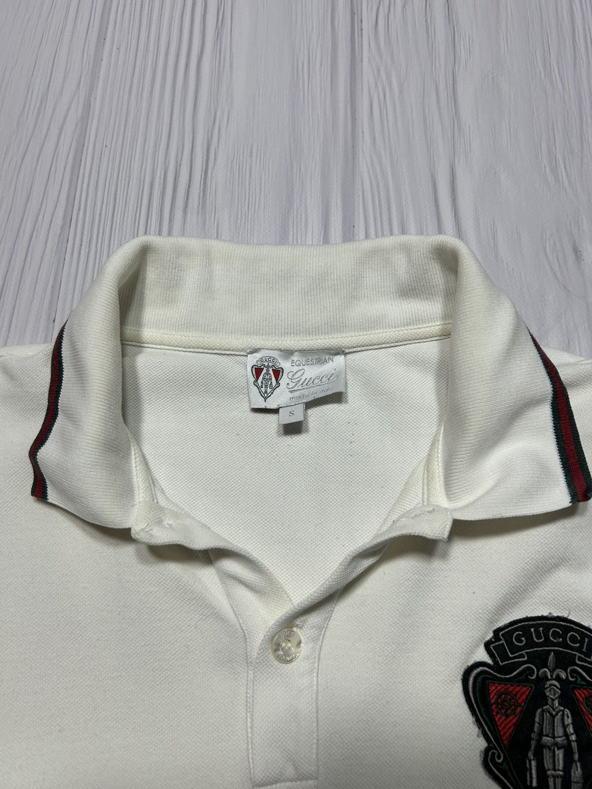 Vintage 90s Gucci Polo Shirt Size S