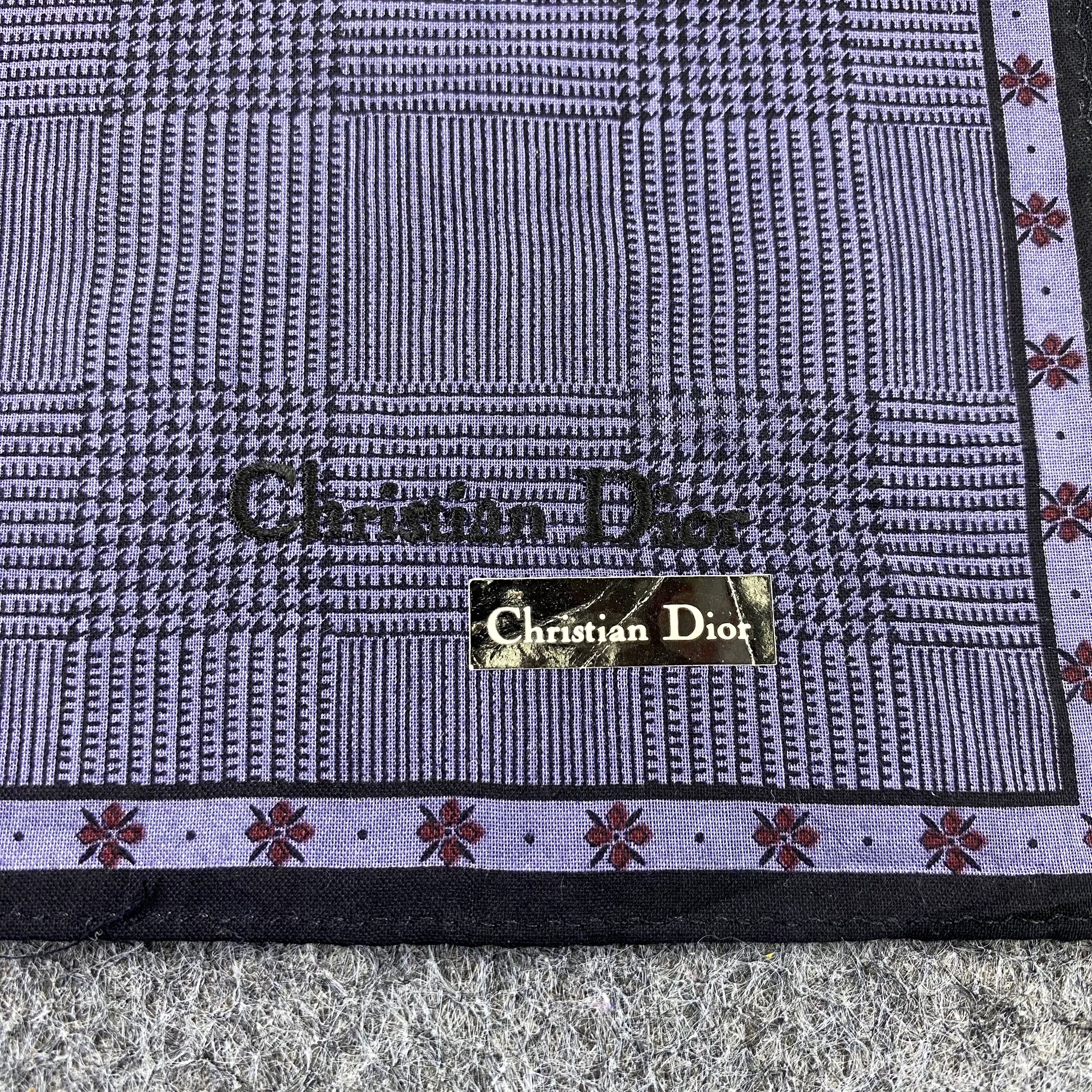 Designer Christian Dior Handkerchief / Bandana / Neckerchief-B1009 Size ONE SIZE - 5 Thumbnail