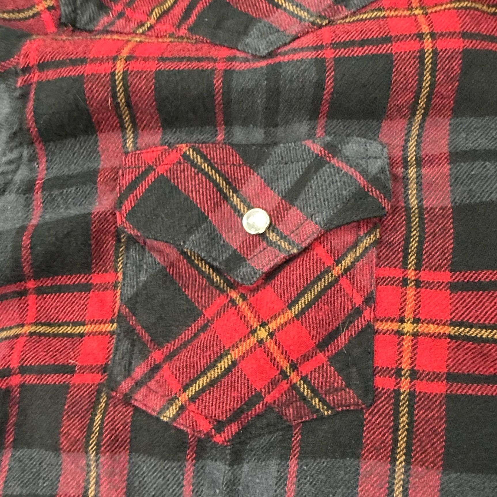 Vintage VINTAGE Cumberland Outfitters by Ely Shirt Mens 2XL Red Plaid Western Pearl Snap Flannel Size US XXL / EU 58 / 5 - 3 Thumbnail