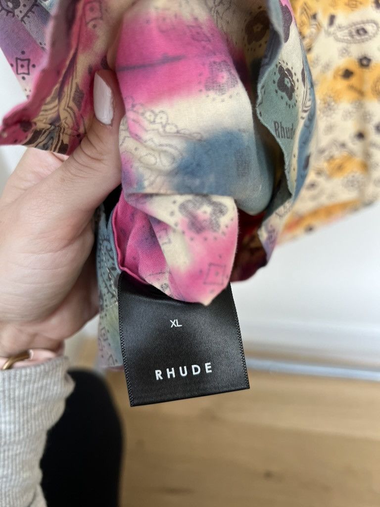 Rhude Rhude Bandana Print Tie Dye Shirt Size US XL / EU 56 / 4 - 4 Thumbnail