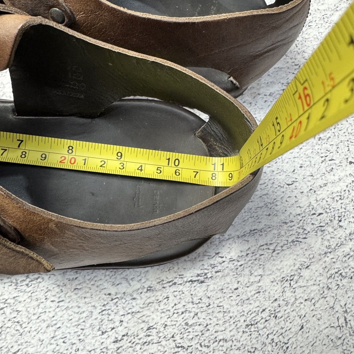 Designer × Handmade Zeha Berlin 812 Mens Sandals size 44 US11 UK10 29cm Size US 11 / EU 44 - 19 Thumbnail