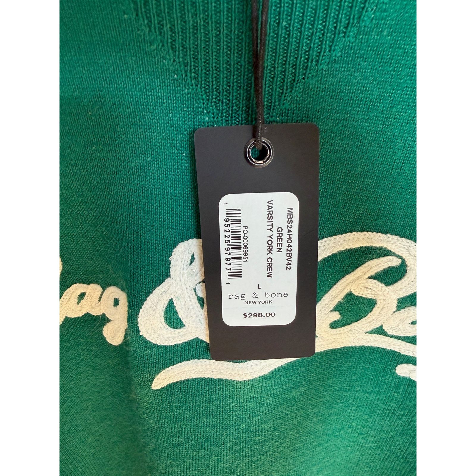Rag & Bone Rag and Bone Green Sweatshirt NWT - Large Size L / US 10 / IT 46 - 4 Thumbnail