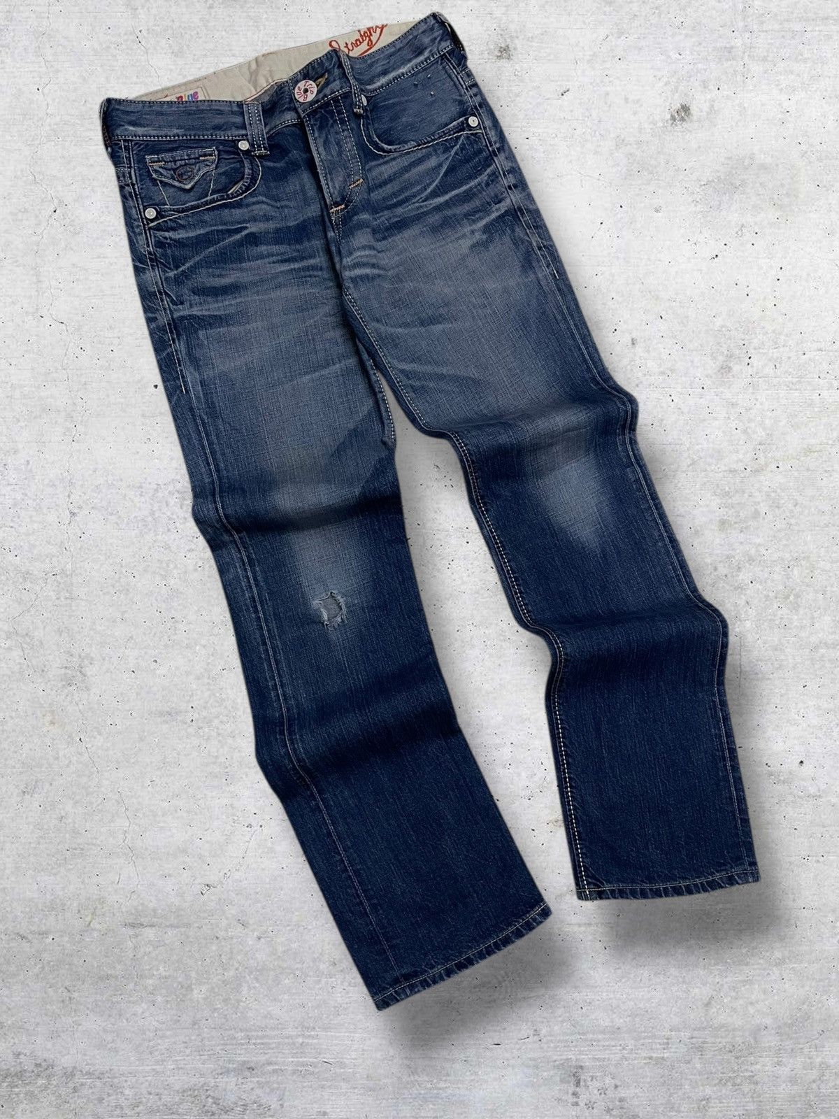 Edwin VINTAGE EDWIN BLUE TRIP JAPAN DESIGNER FAMOUS STYLISH DENIM Size US 32 / EU 48 - 2 Thumbnail