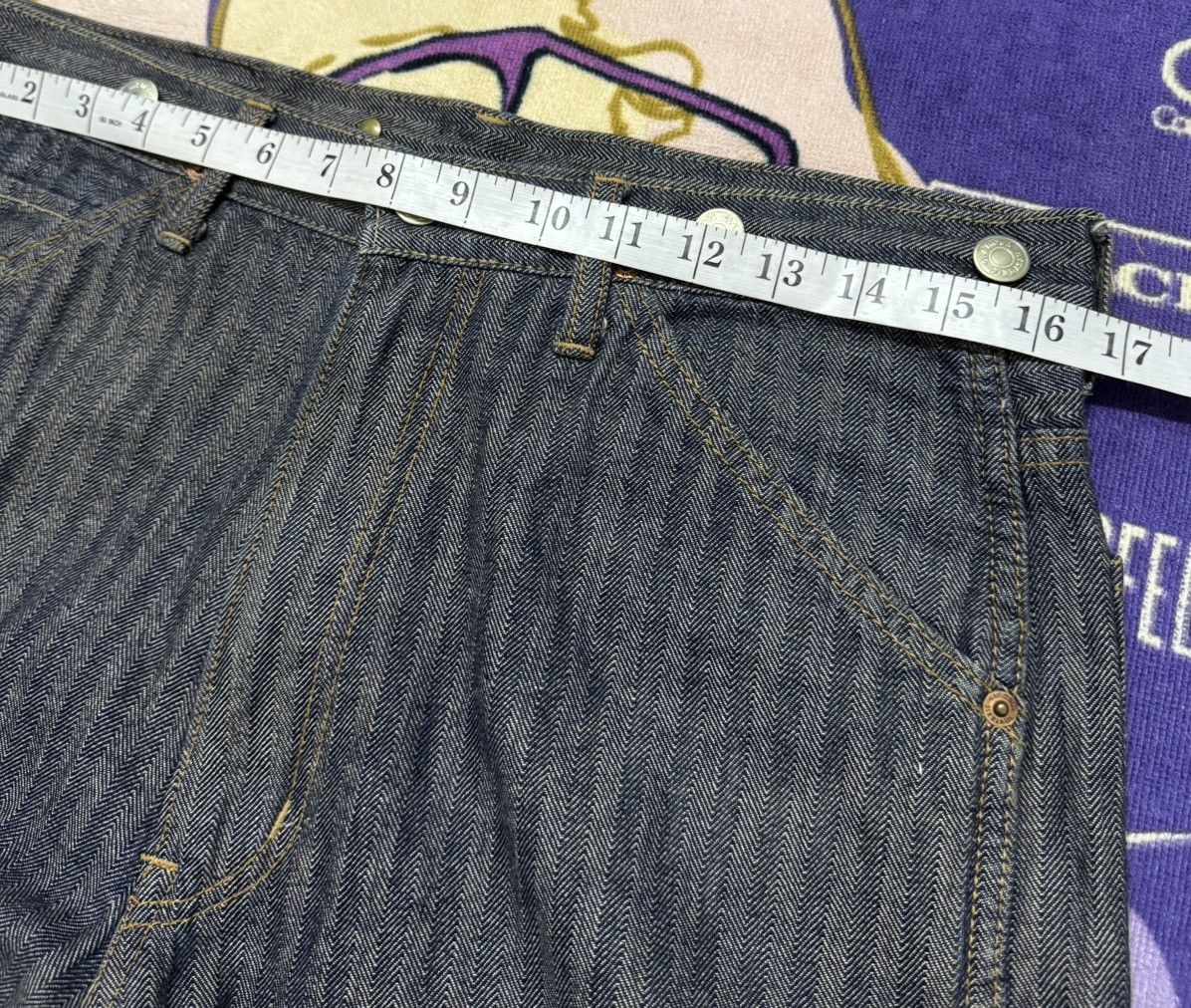 Hysteric Glamour HYSTERIC GLAMOUR Rare Denim Pant Size US 33 - 13 Thumbnail