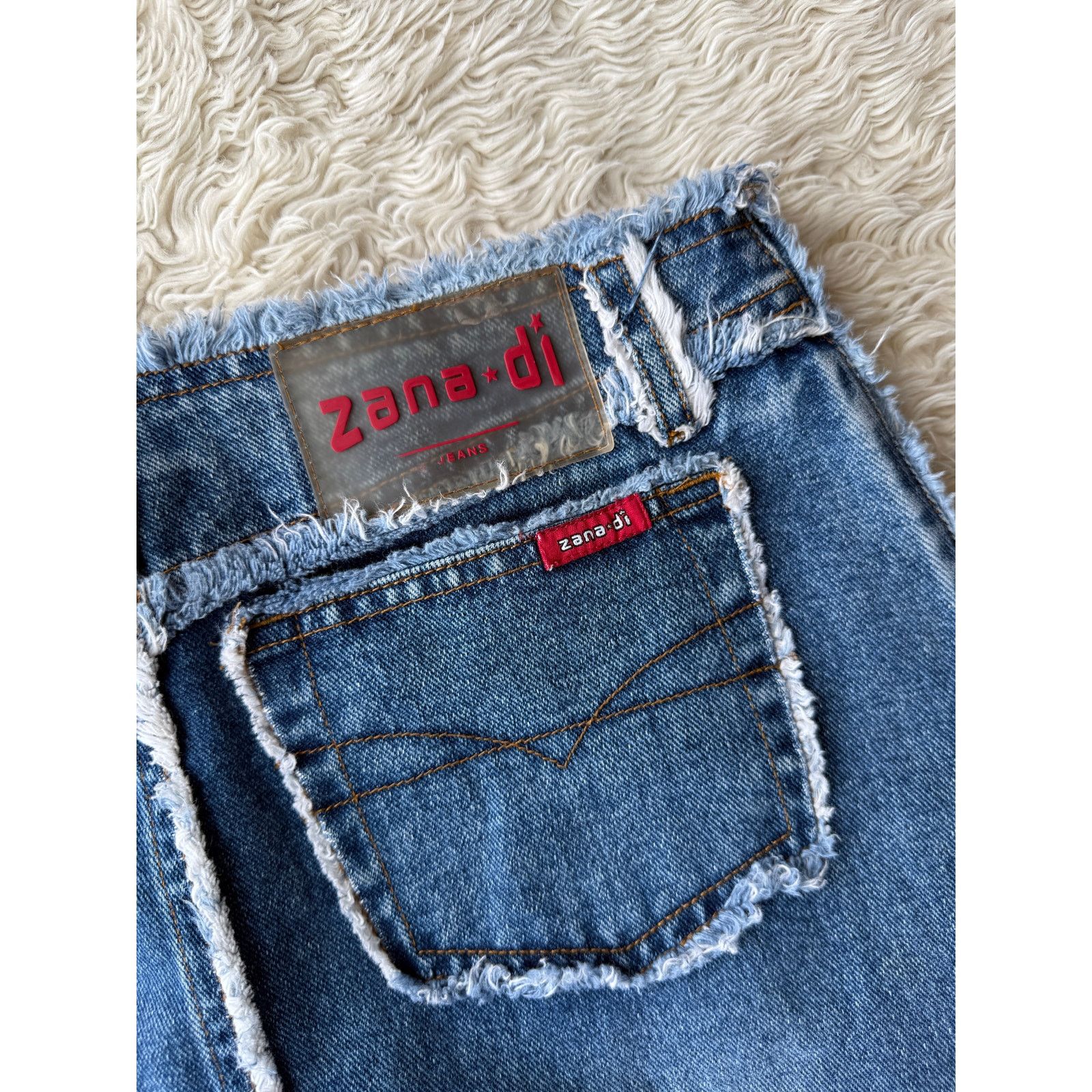 Other Y2K Zana Di Front Slit Denim Maxi Skirt size 5 Size 27" / US 4 / IT 40 - 7 Thumbnail