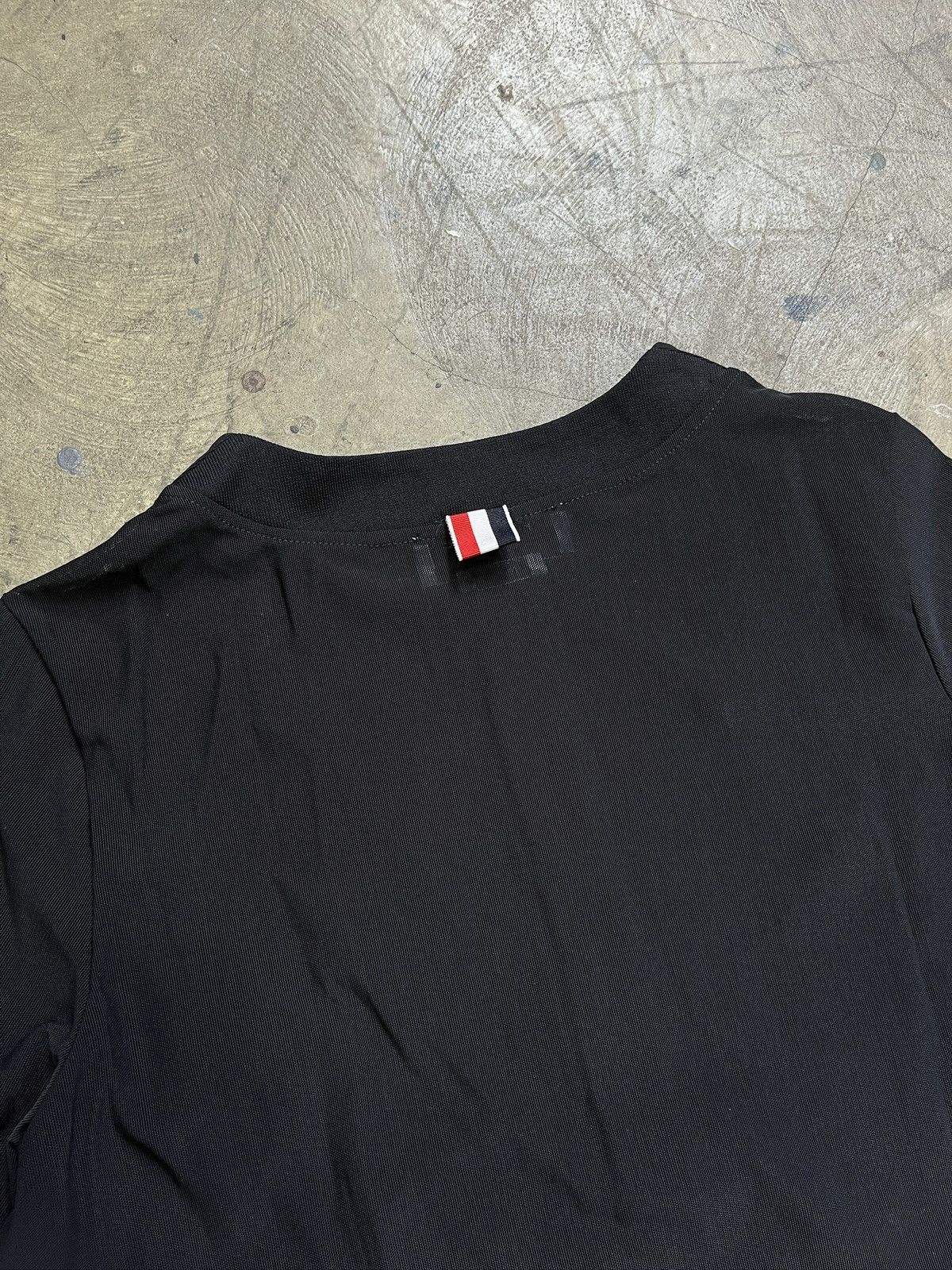 Thom Browne Thom Browne SS22 Mesh Polo Shirt (unisex) Size US XS / EU 42 / 0 - 11 Thumbnail