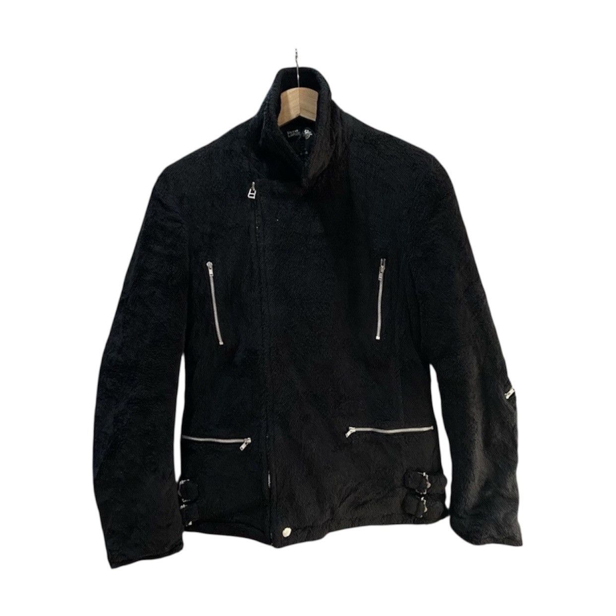 PPFM Archive PPFM Y2K Boa Fleece Double Riders Biker Jacket Punk Size US S / EU 44-46 / 1 - 1 Thumbnail